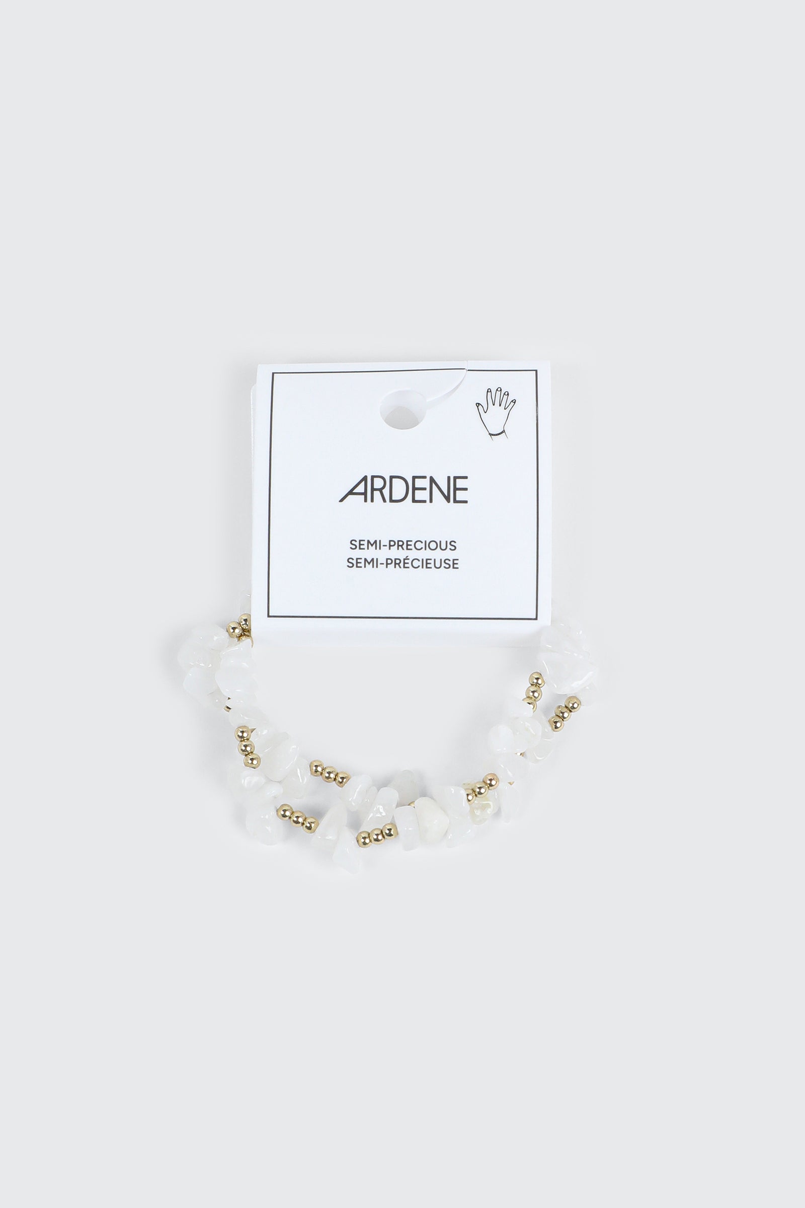 2-Pack Semi-Precious Stone Bracelets