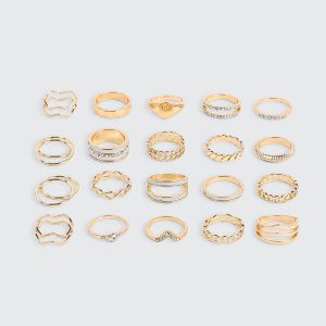 20-Pack Assorted Rings