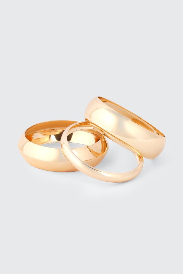 3-Pack Bangle Bracelet Set