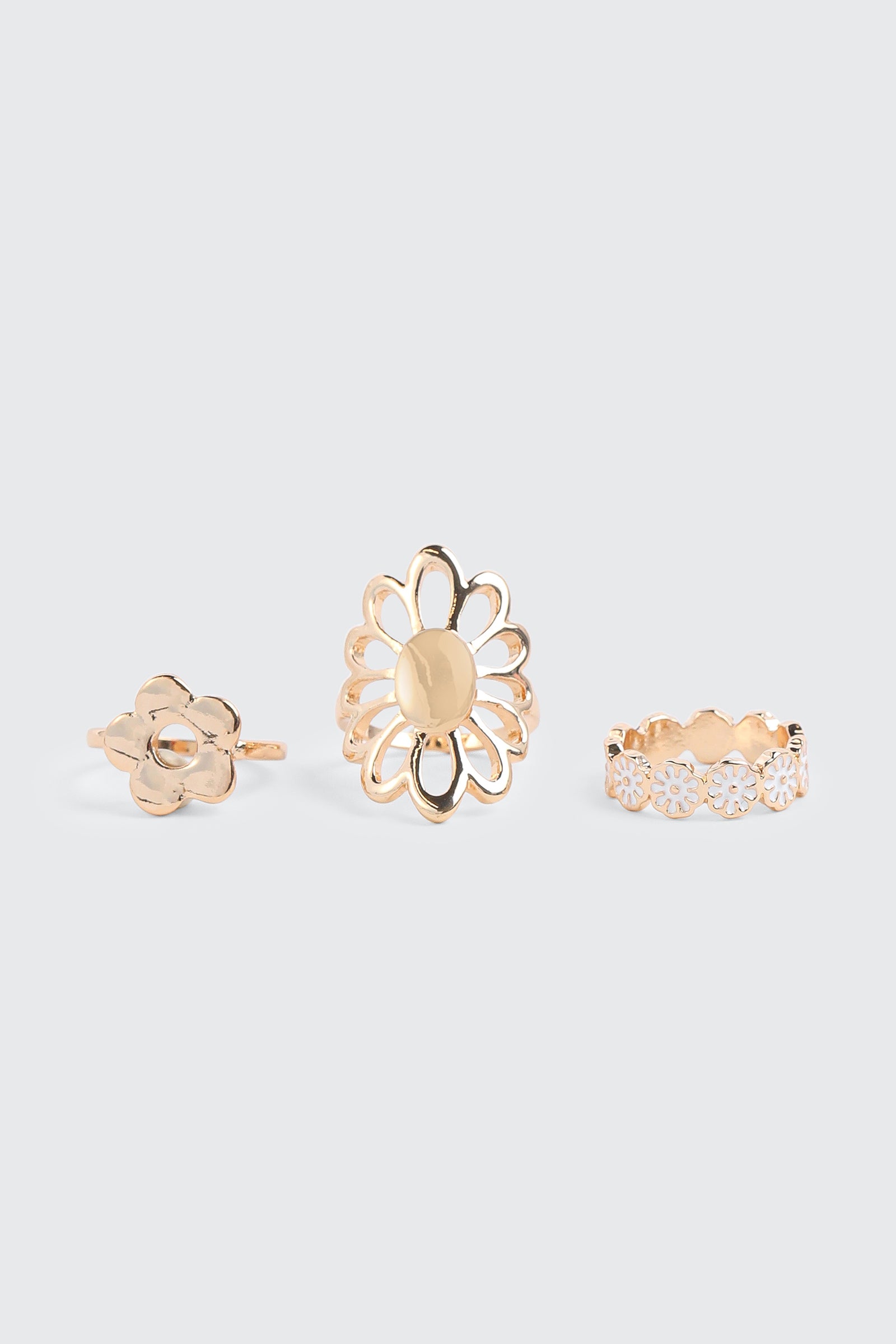 3-Pack Daisy Rings