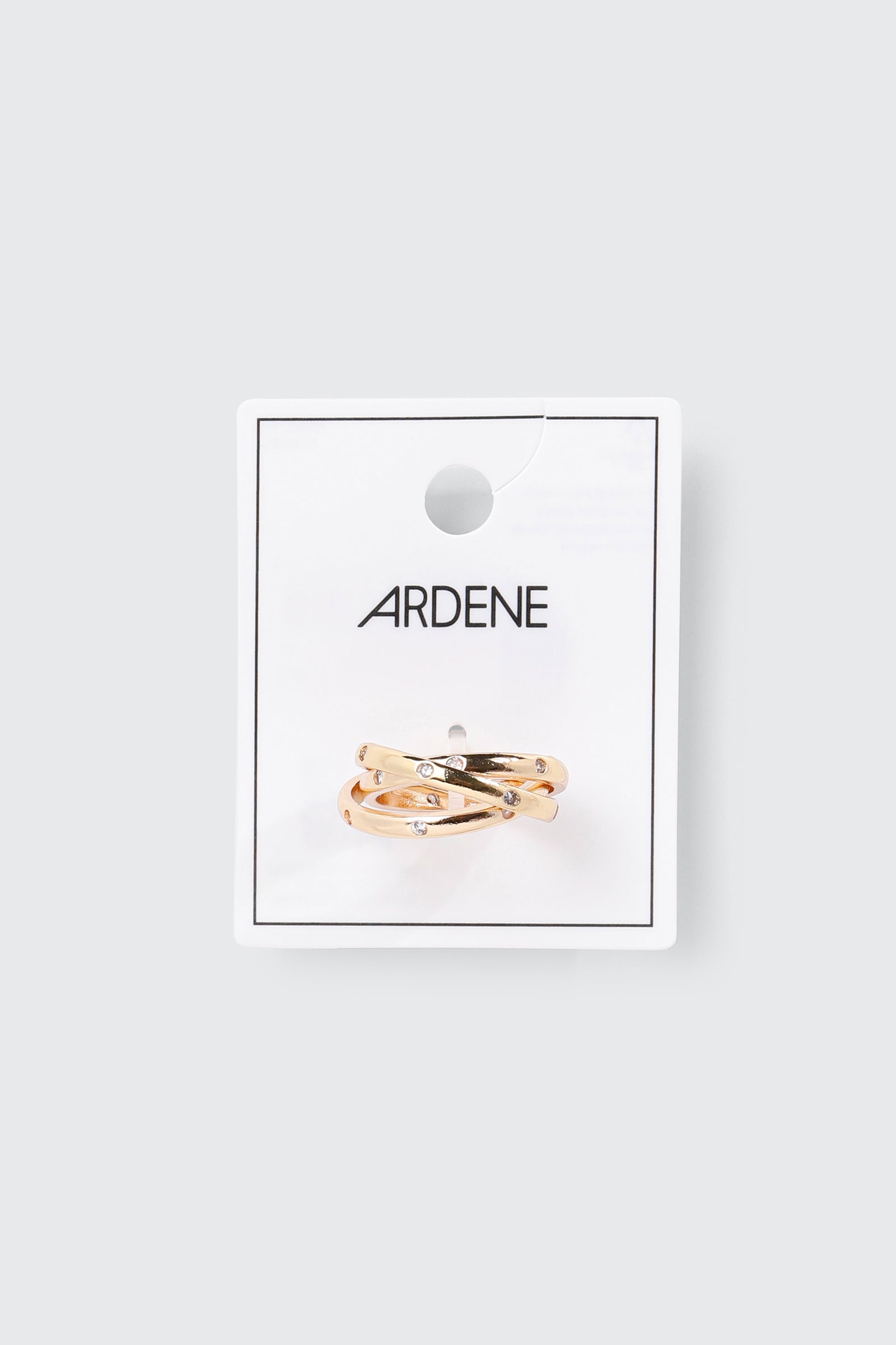 3-Piece Interlinked Stone Accent Ring Set
