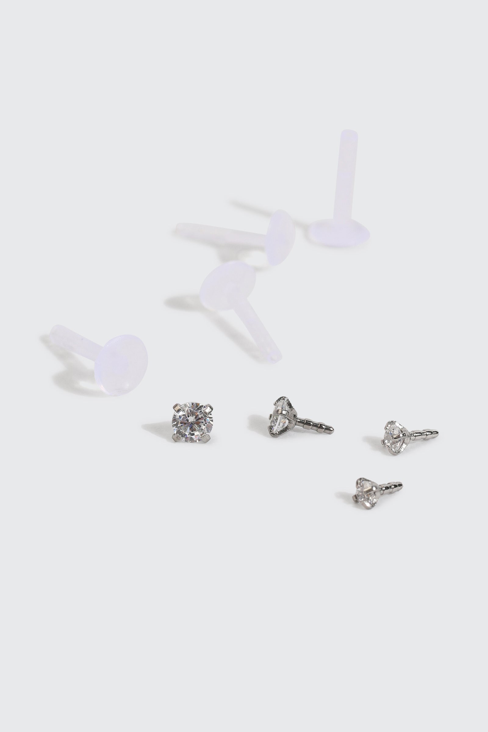 4-Pack Labret Piercings