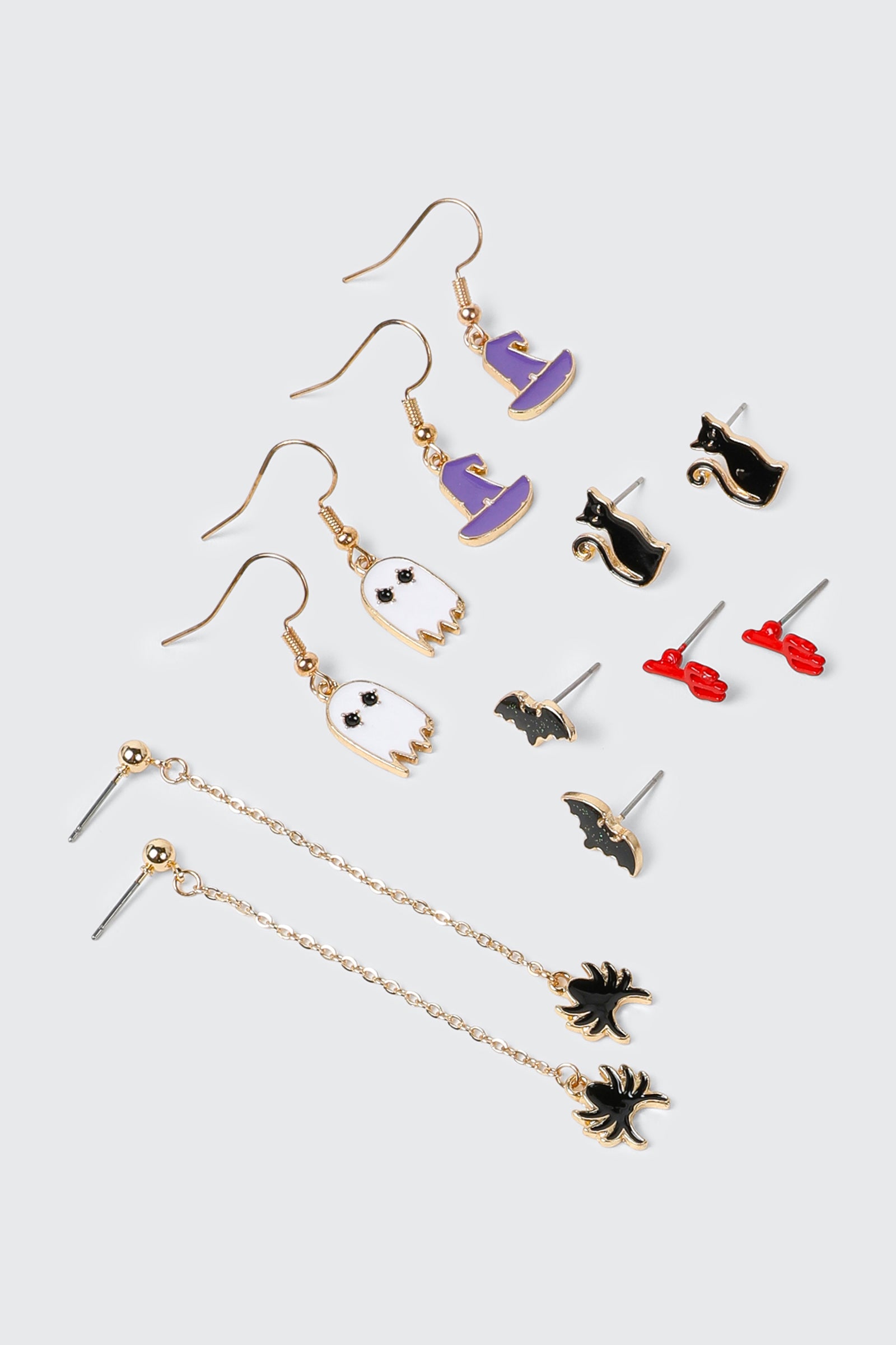 6-Pack Halloween Earrings