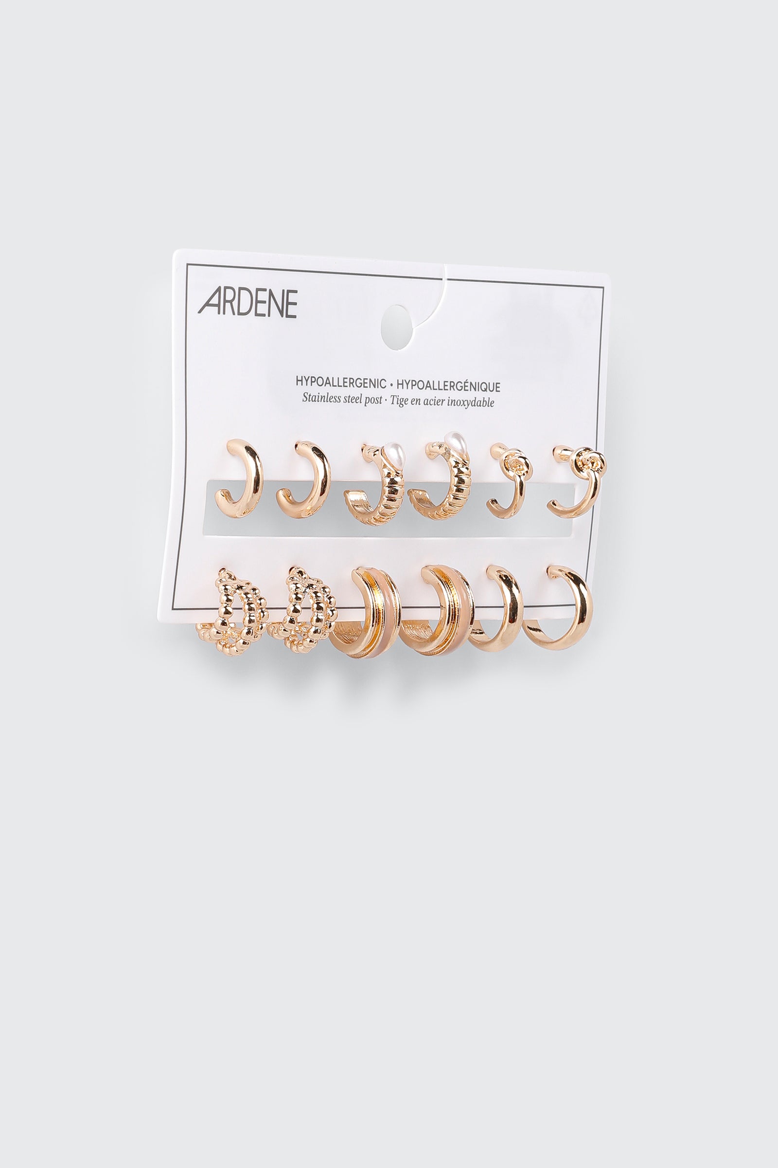 6-Pack Mini Hoop Earrings