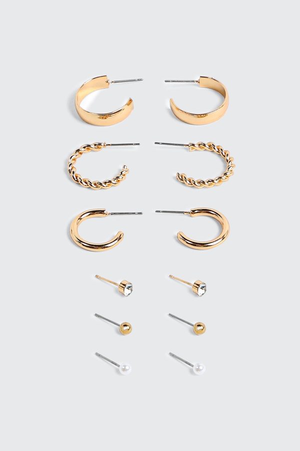 6-Pack Mixed Hoops & Studs