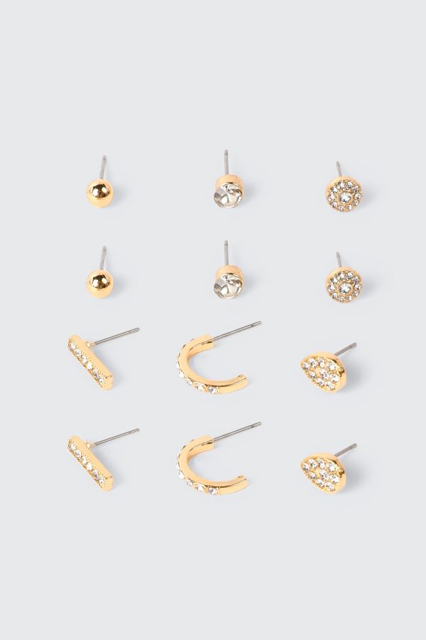 6-Pack Stone Earring Set