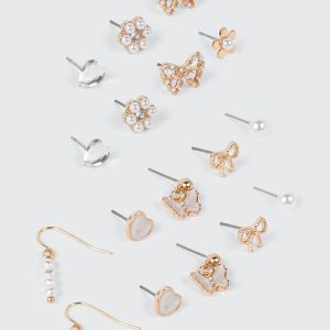 9-Pack Assorted Earrings