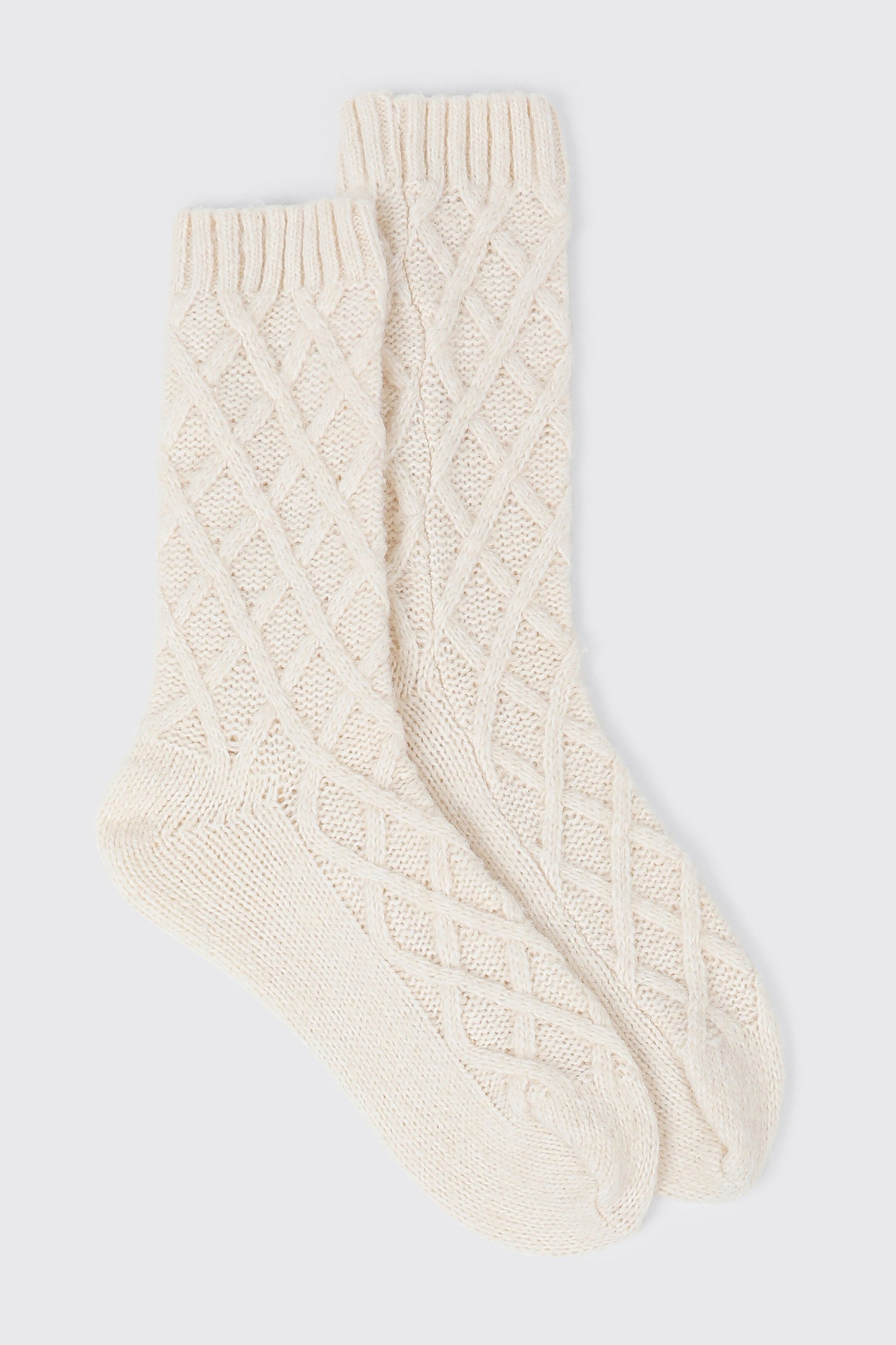 Cable Knit Boot Socks