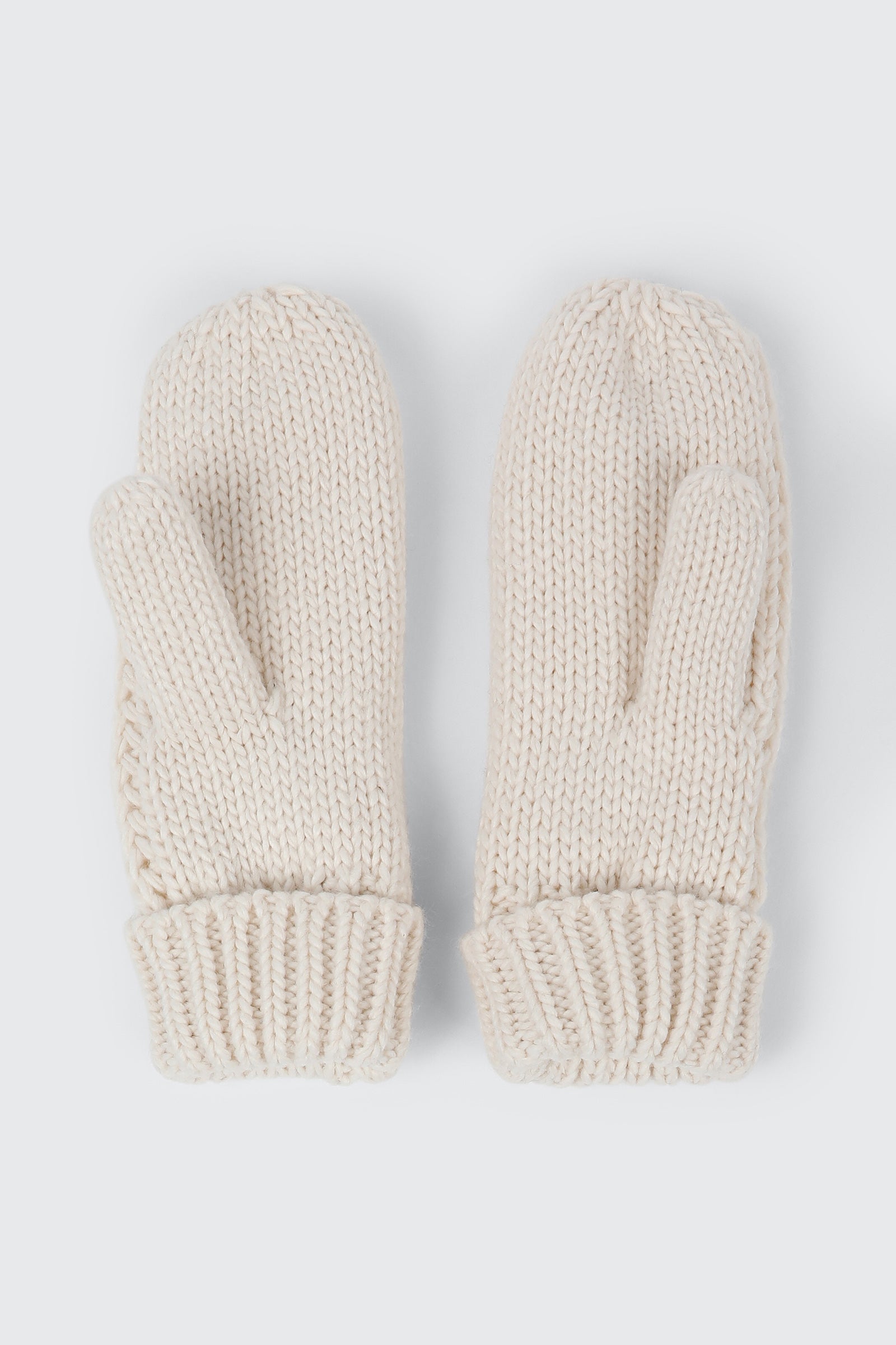 Cable Knit Fleece Lined Mittens