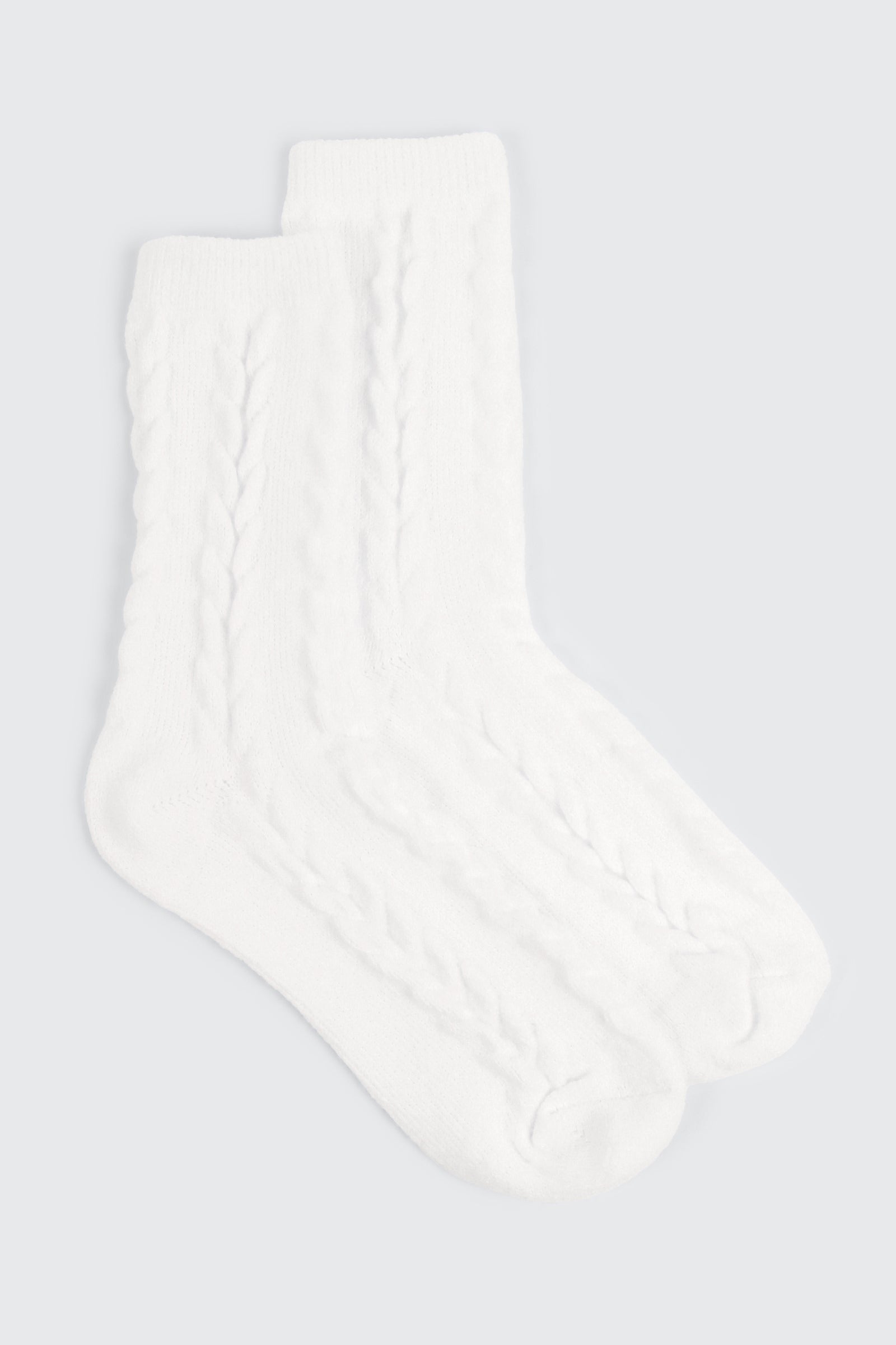 Chunky Cable Knit Boot Socks