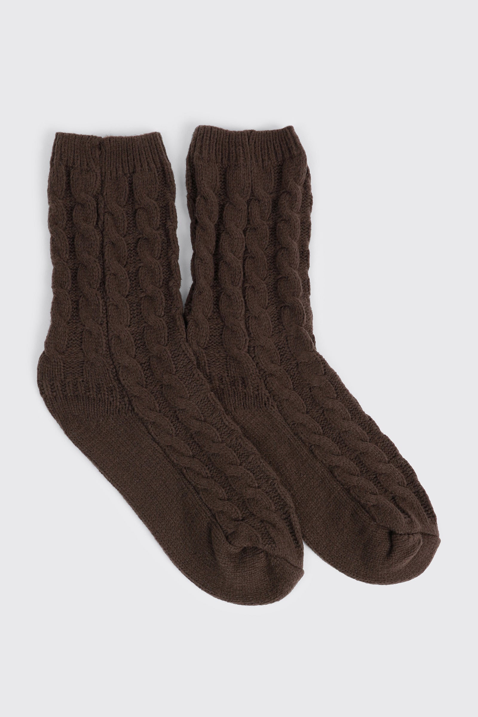 Chunky Cable Knit Boot Socks