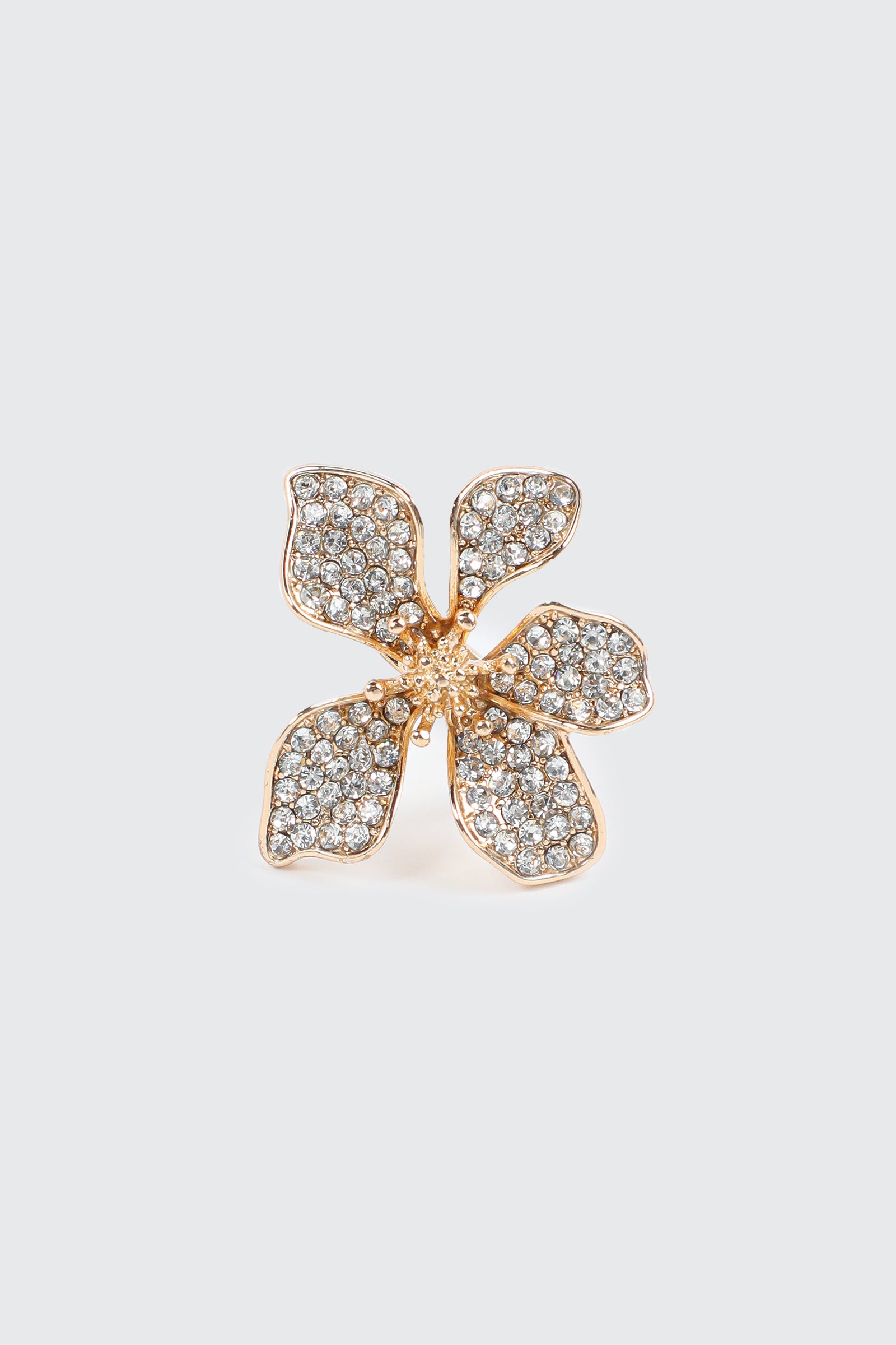 Embellished Hibiscus Ring