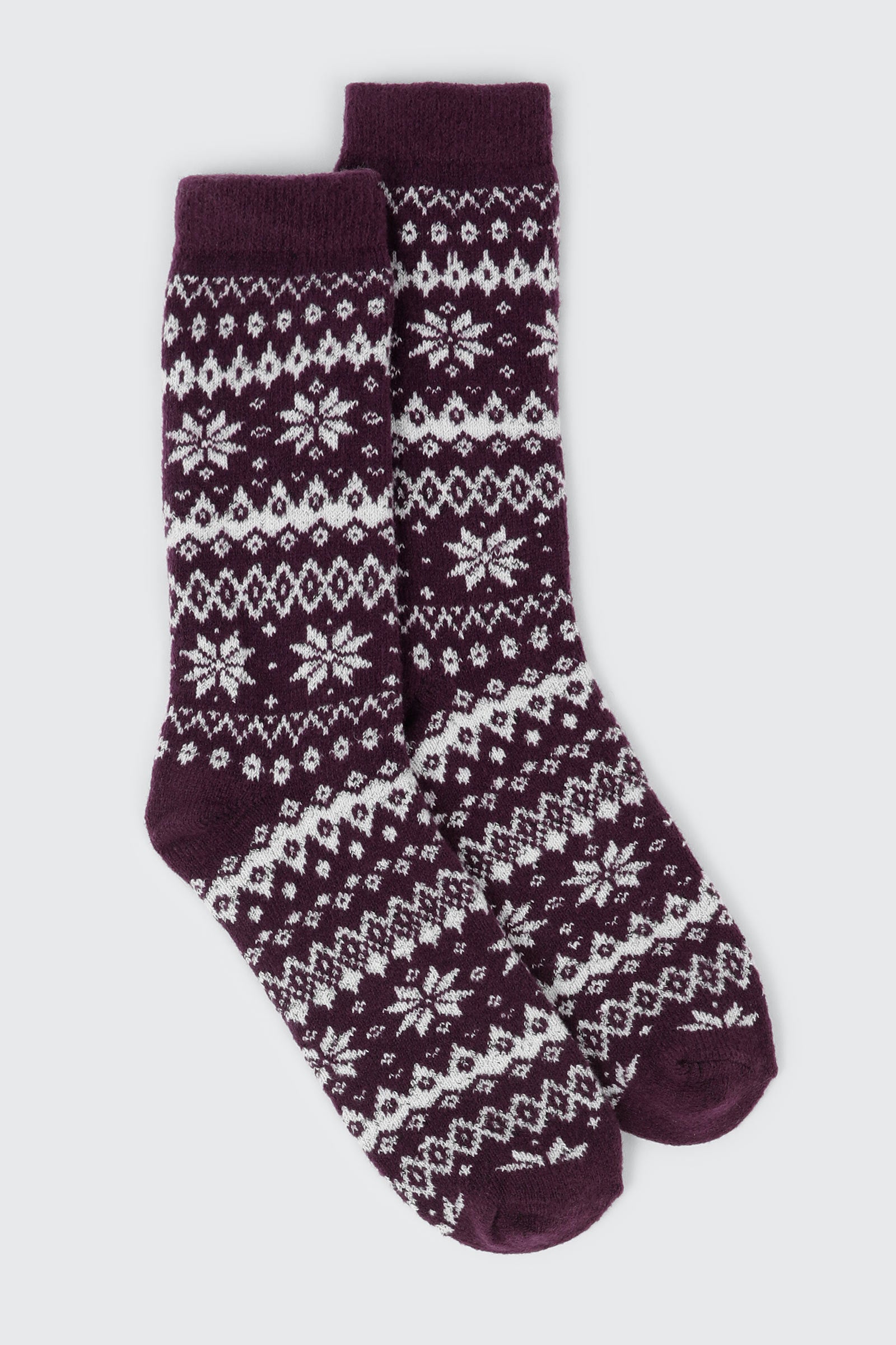 Fair Isle Boot Socks