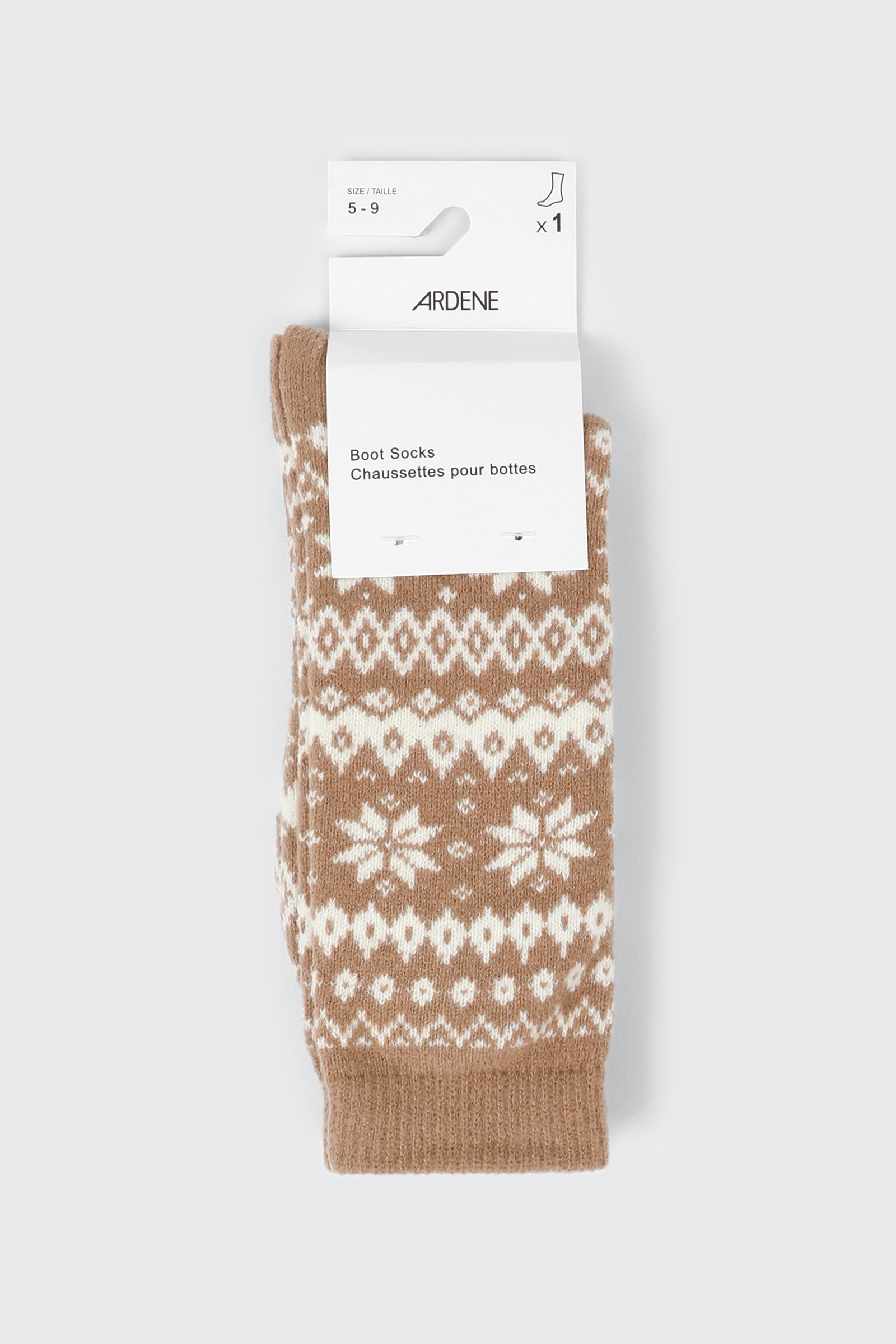Fair Isle Boot Socks