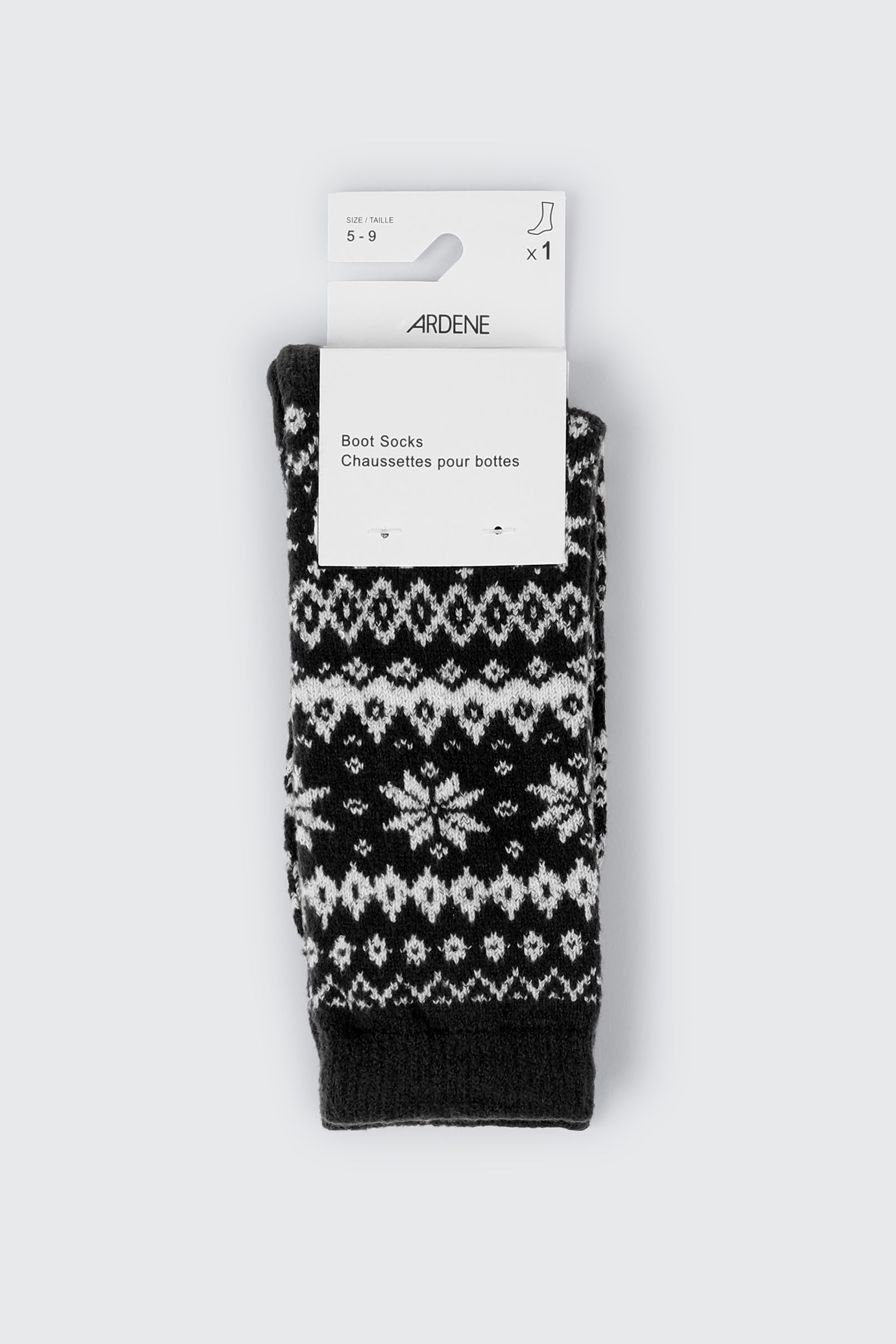 Fair Isle Boot Socks