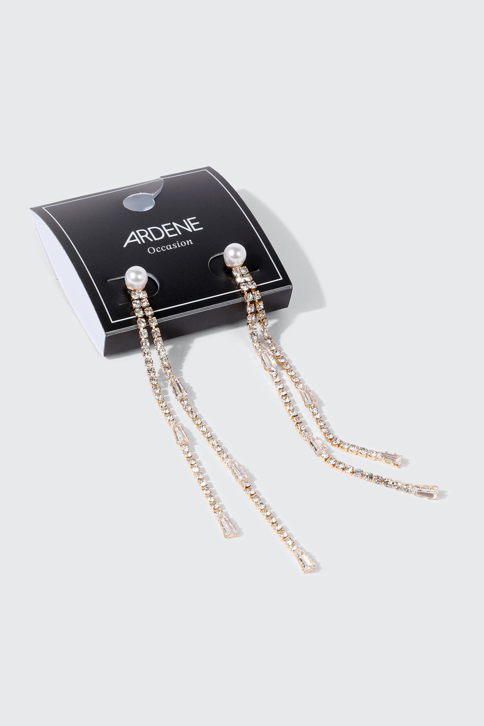 Faux Pearl Drop Earrings
