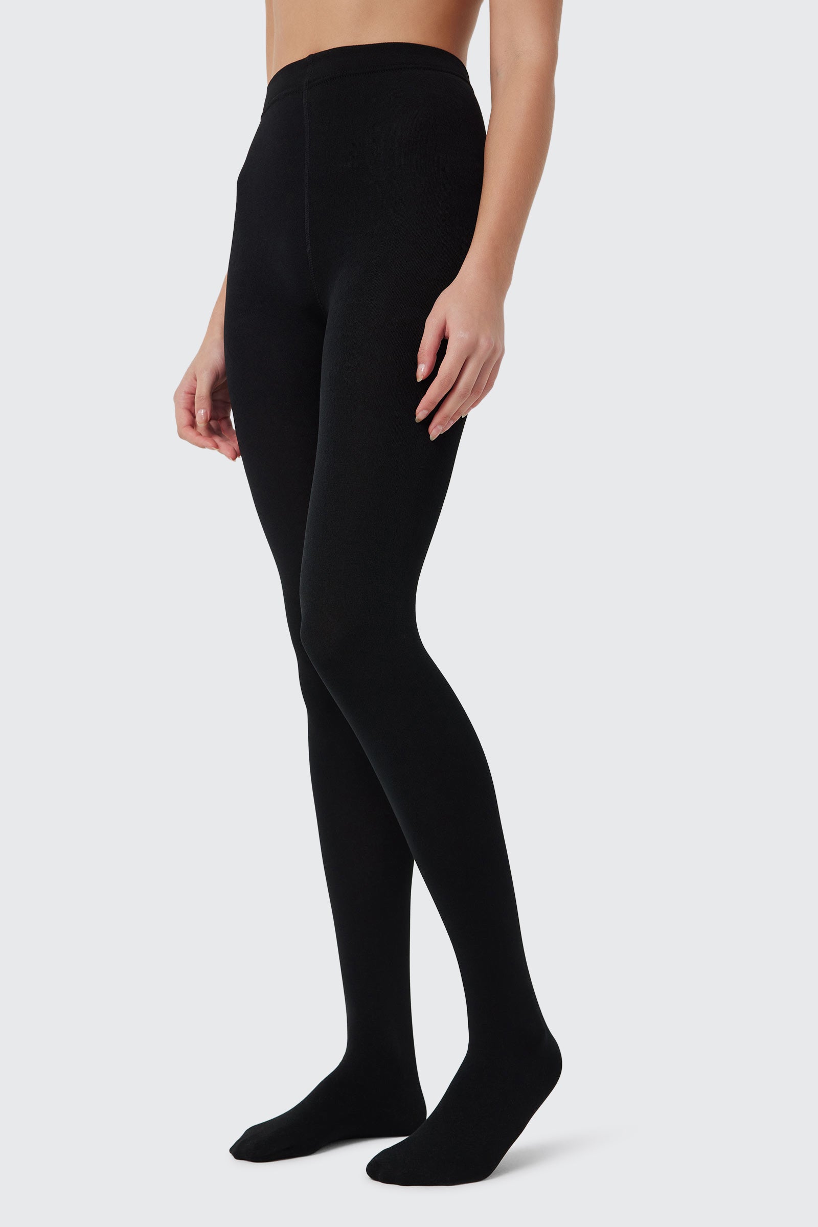 Fleece Lined Microfiber Tights