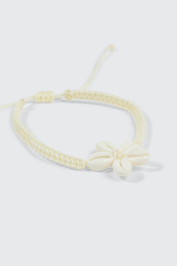 Floral Shell Anklet