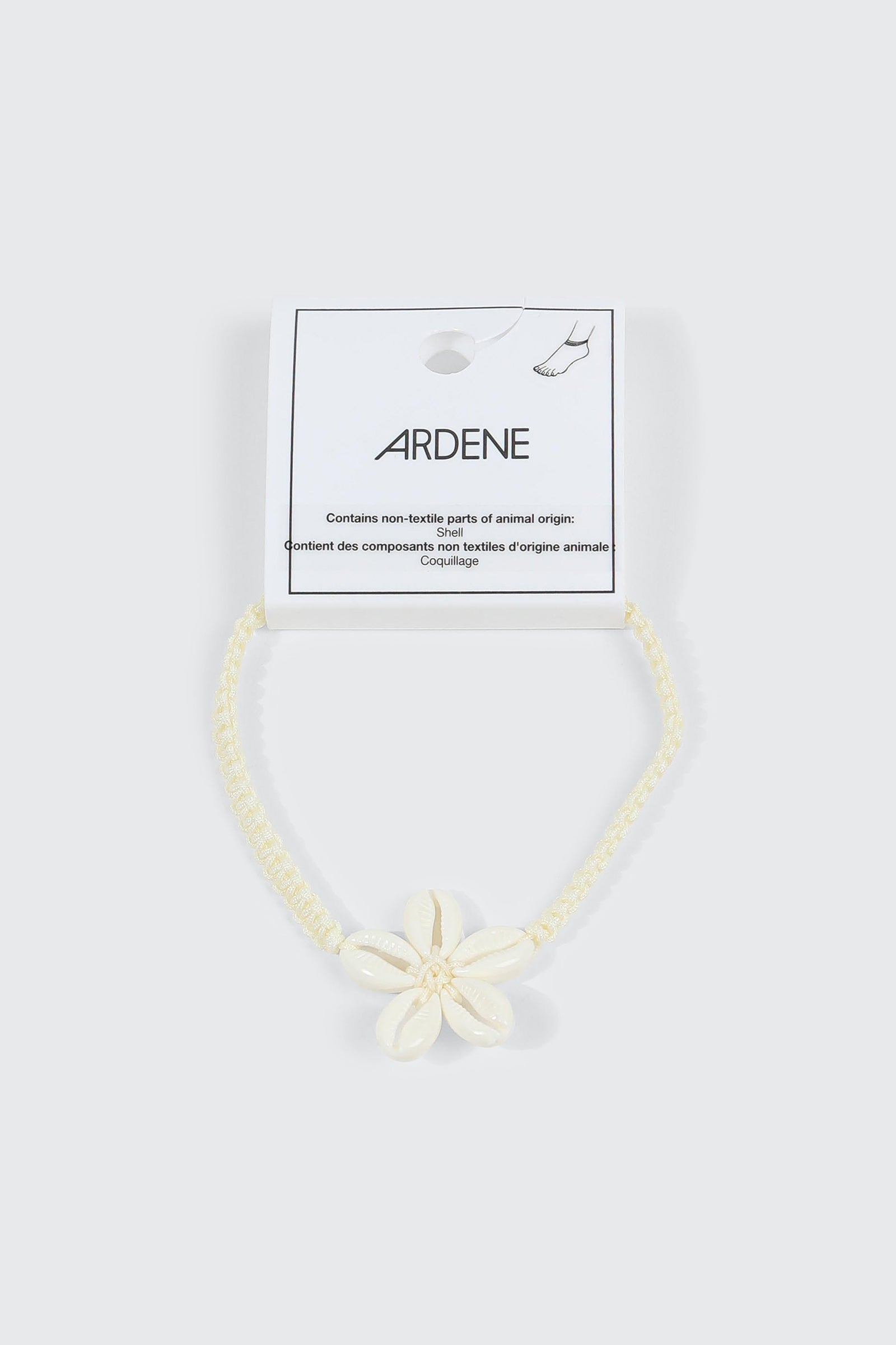 Floral Shell Anklet