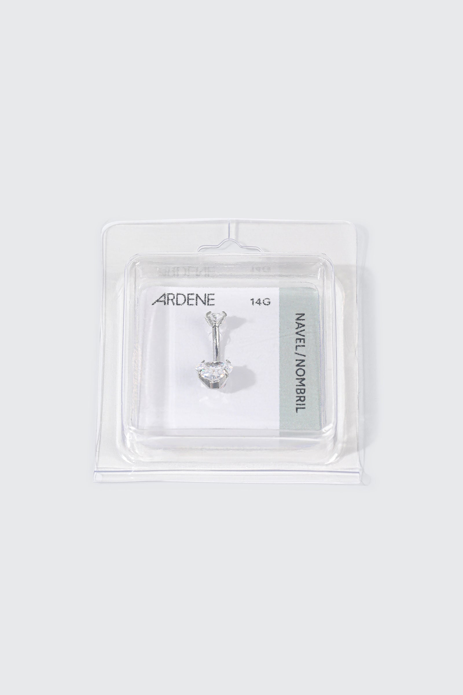 Heart Dangle Navel Piercing