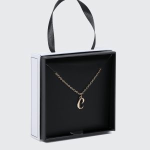 Initial C Necklace