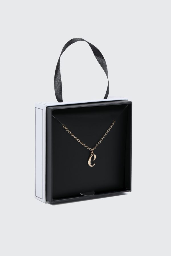 Initial C Necklace