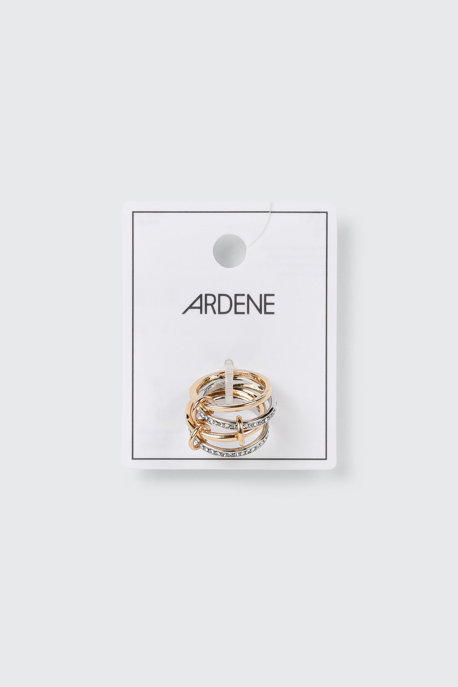 Interlocking Rhinestone Rings