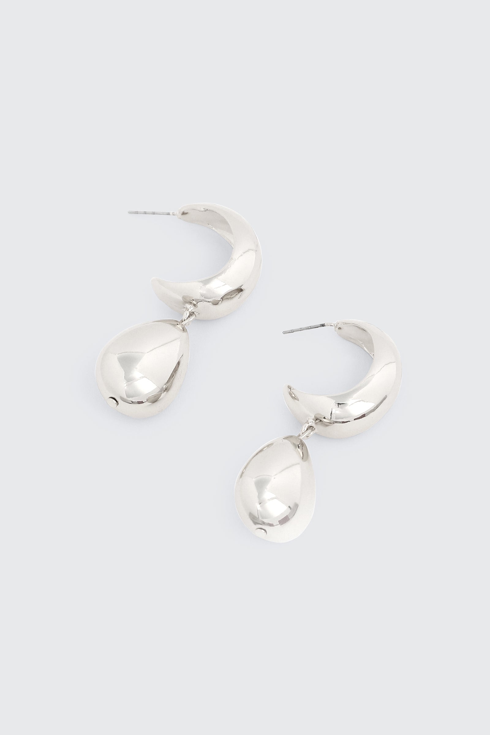 Teardrop Dangle Hoop Earrings