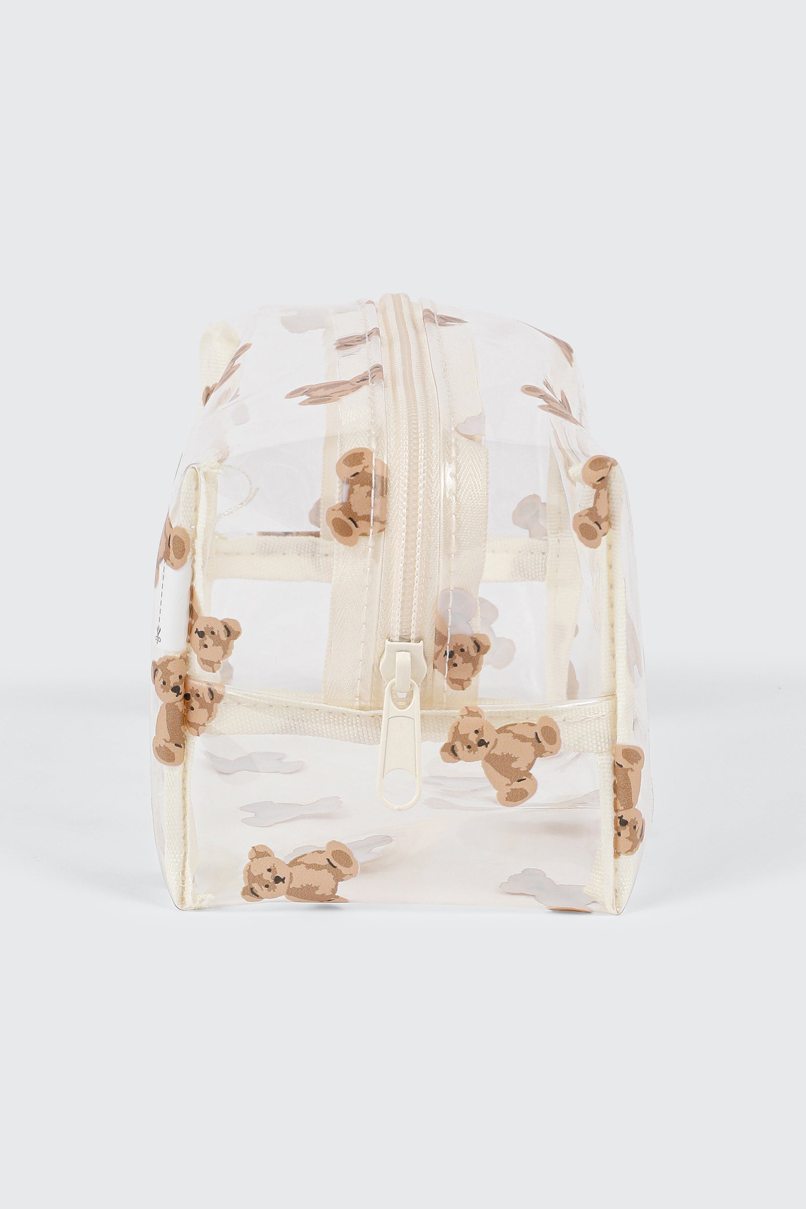 Teddy Print Cosmetics Bag