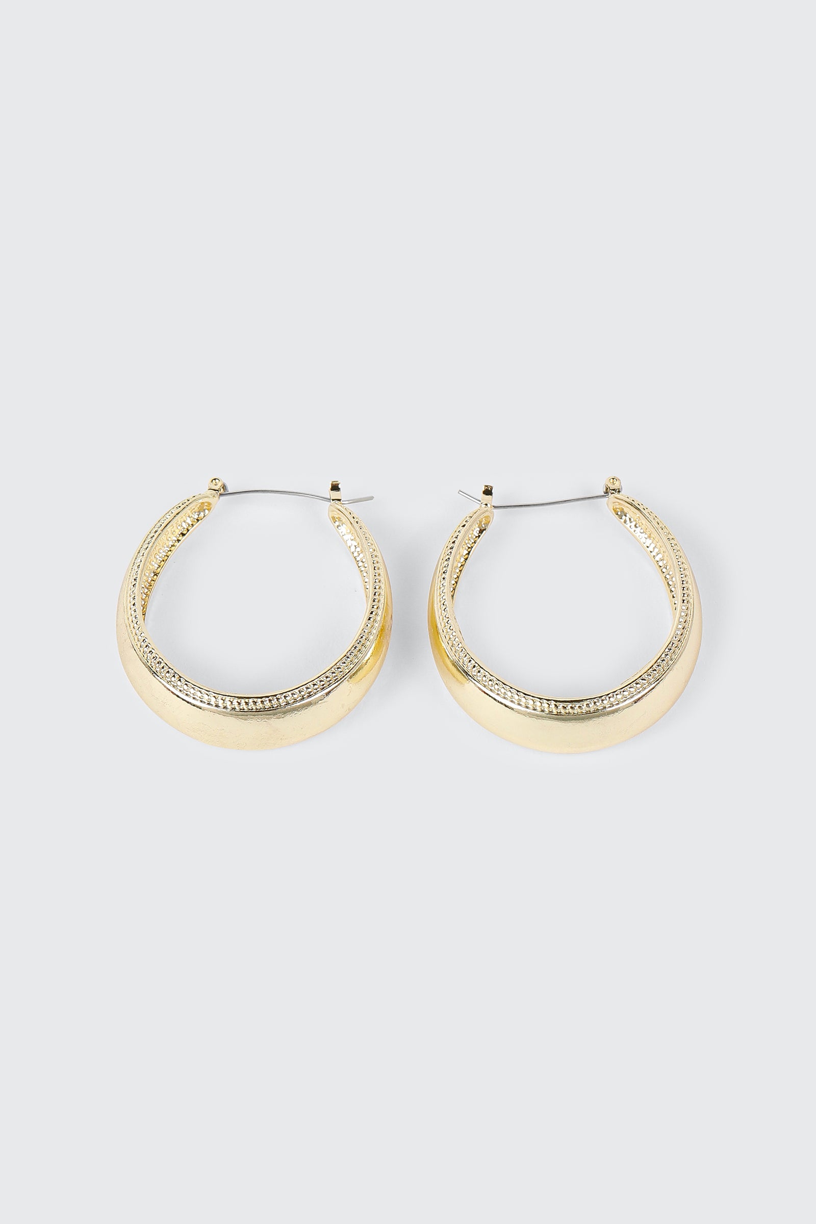 Textured Band Hoops