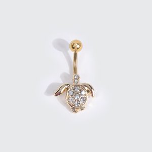 Turtle Navel Piercing