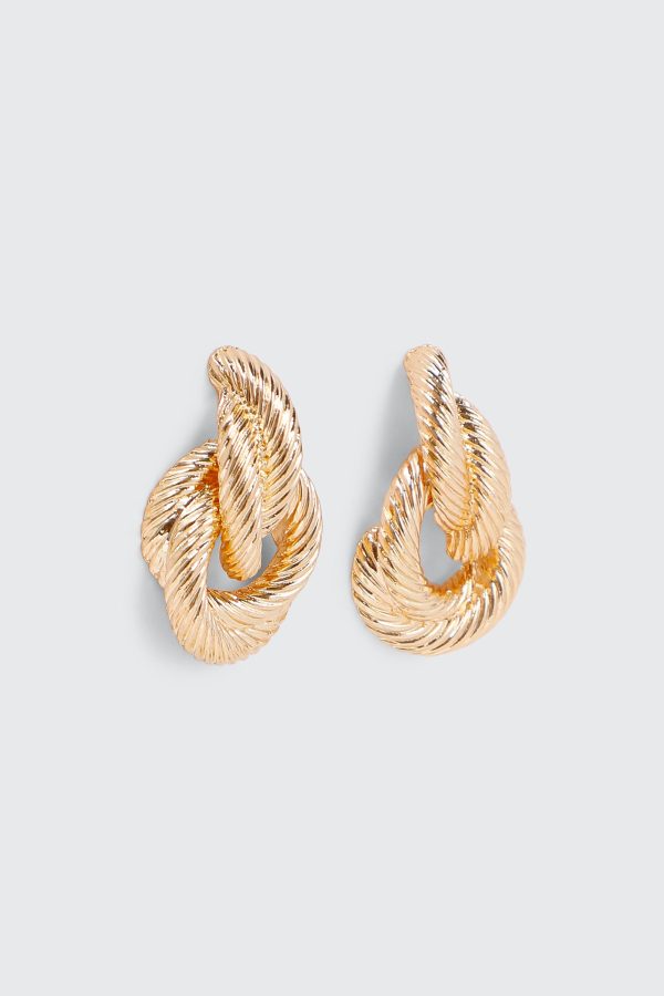 Twisted Double Loop Earrings