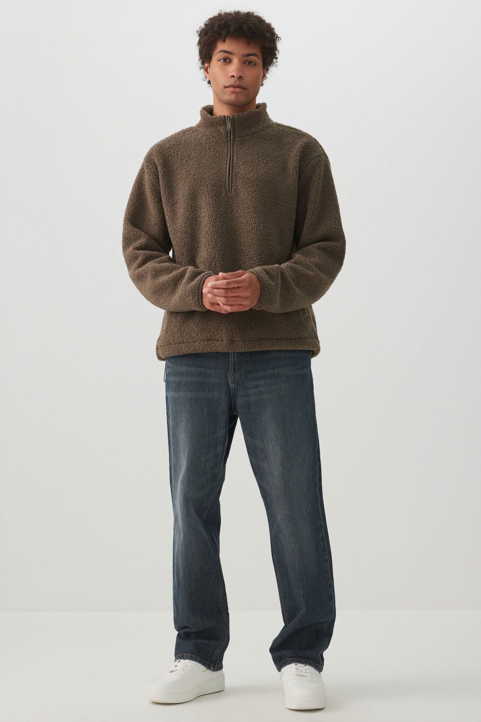 Sherpa Quarter Zip Jacket