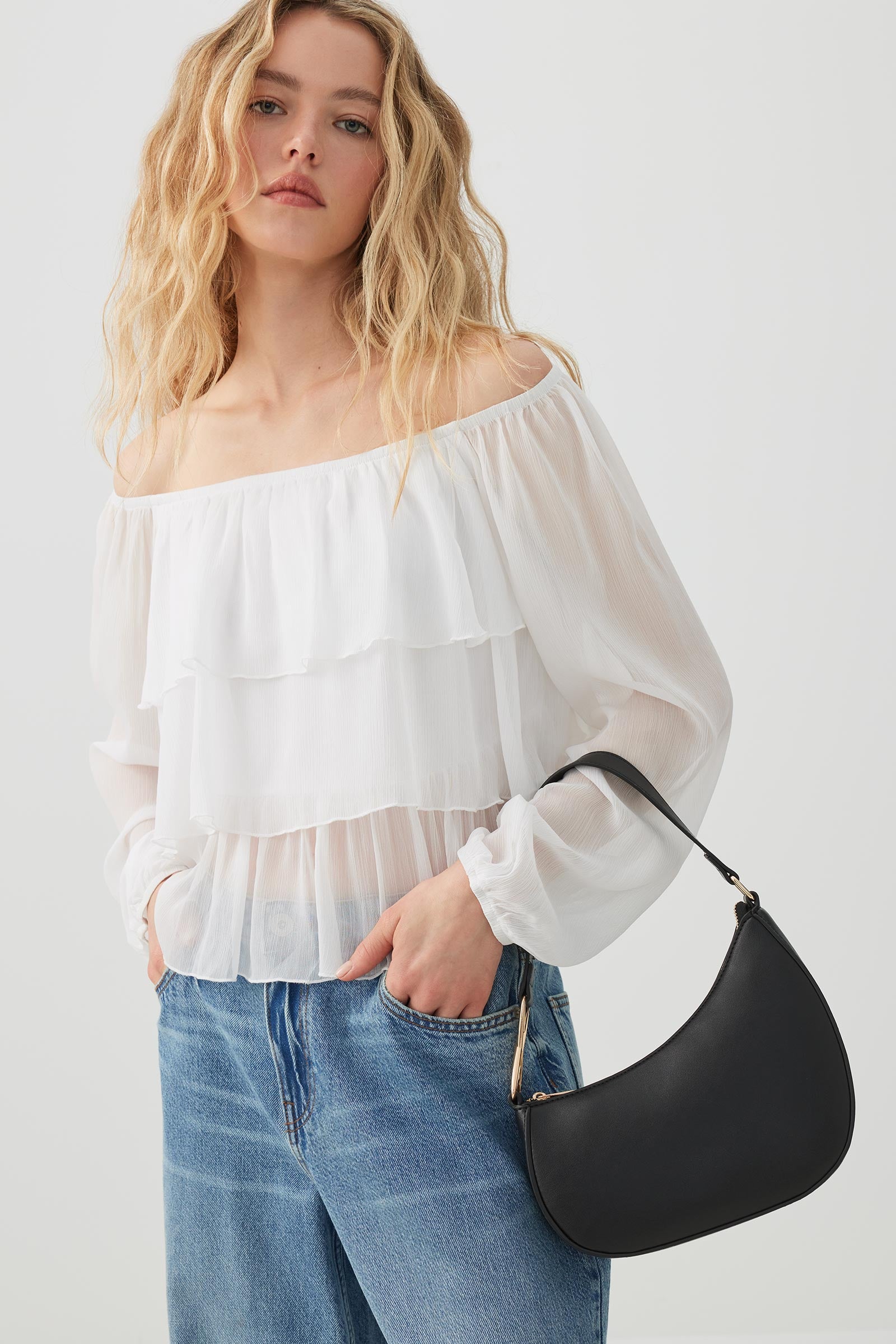 Asymmetrical Shoulder Bag