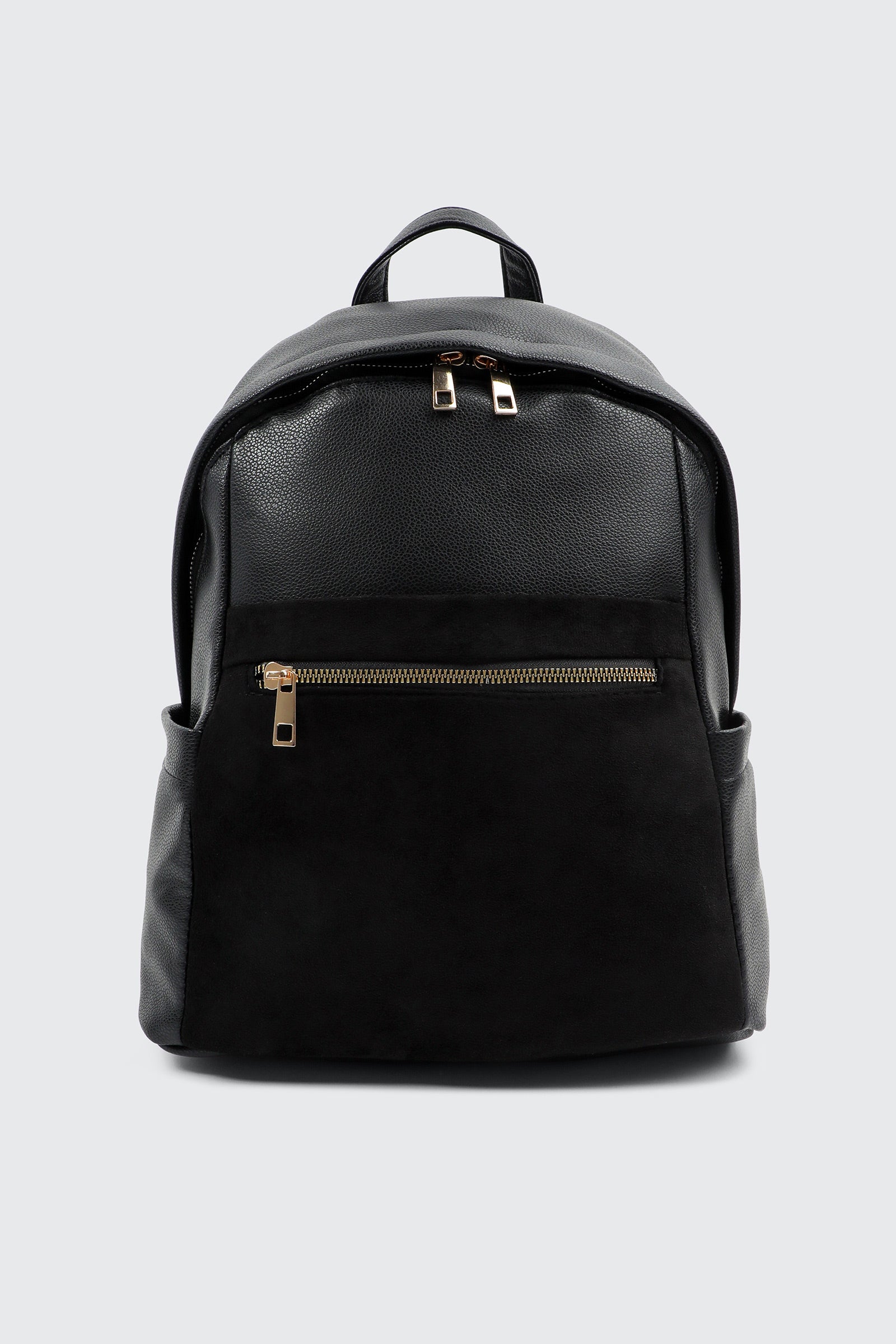 Faux Leather Backpack