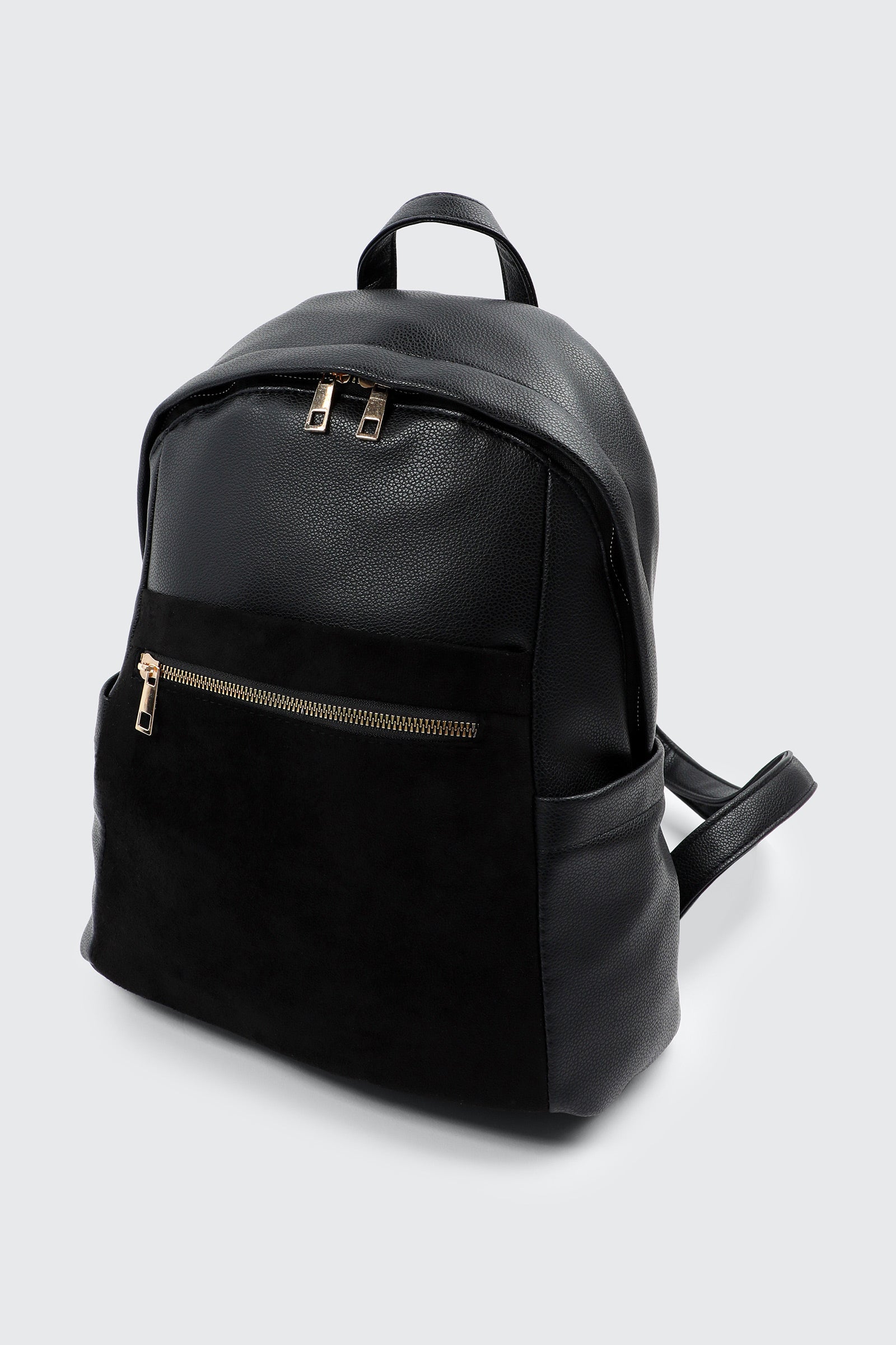 Faux Leather Backpack