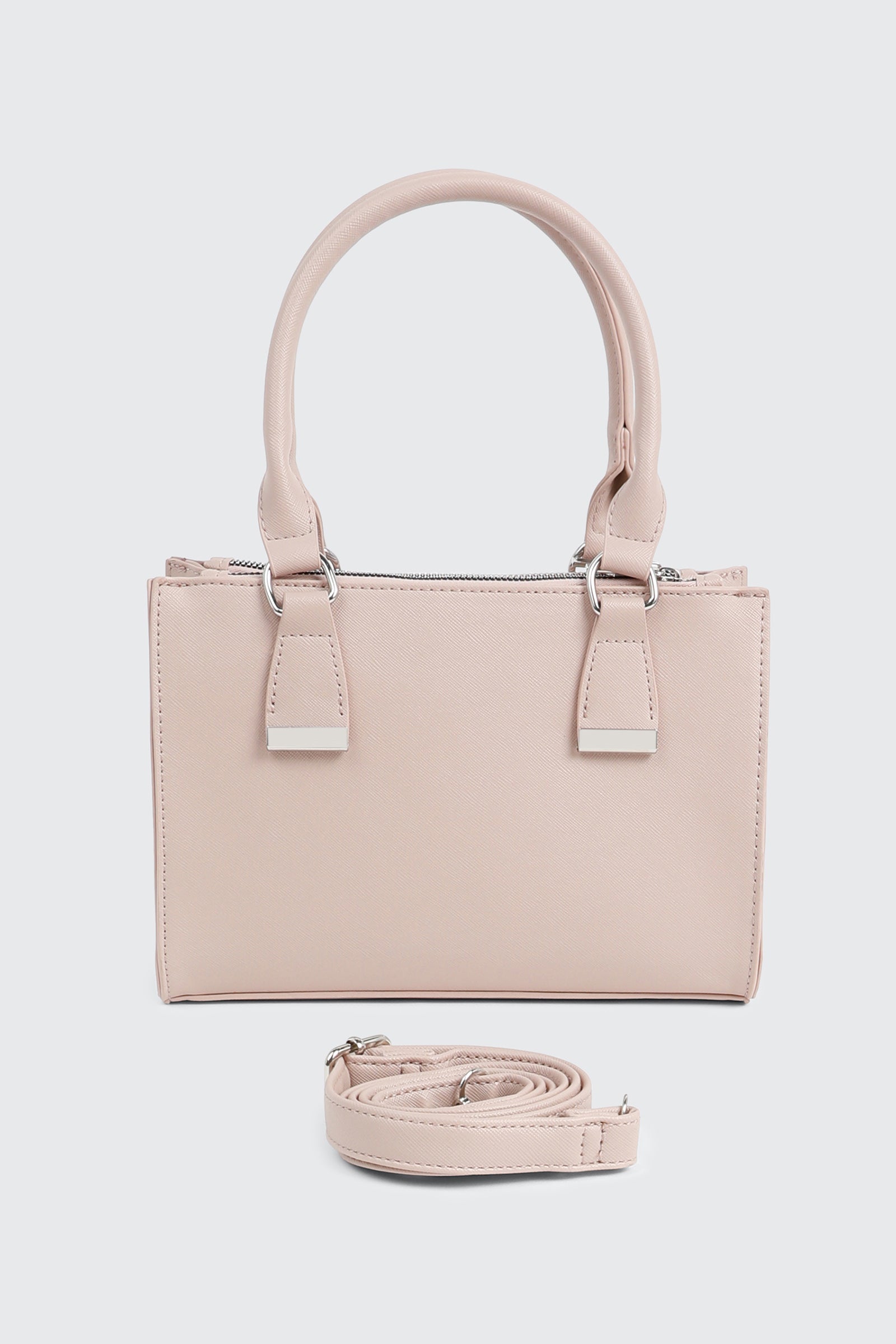 Faux Leather Mini Handbag