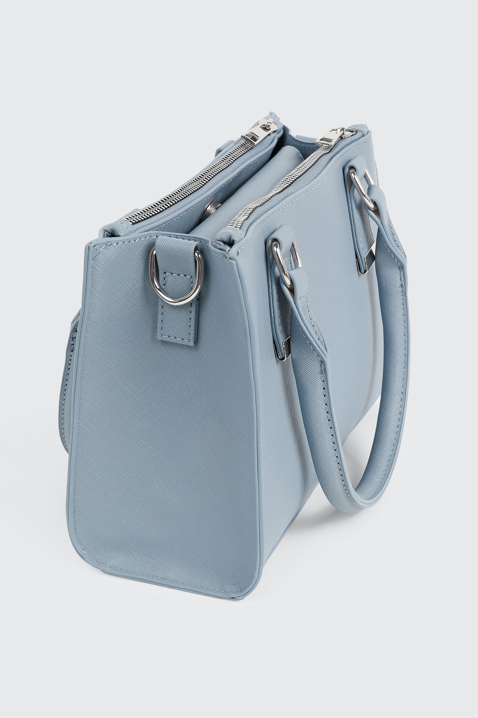 Faux Leather Mini Handbag