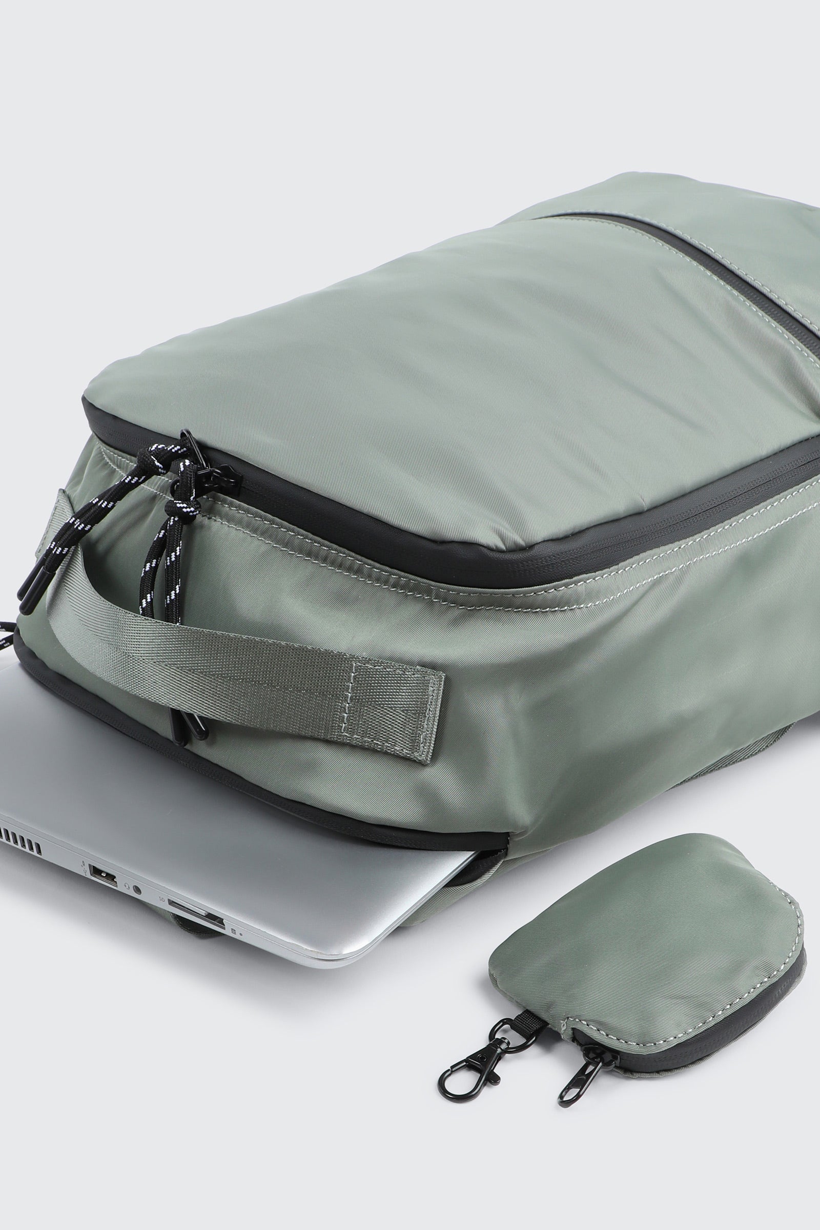 Nylon Backpack with Coin Purse