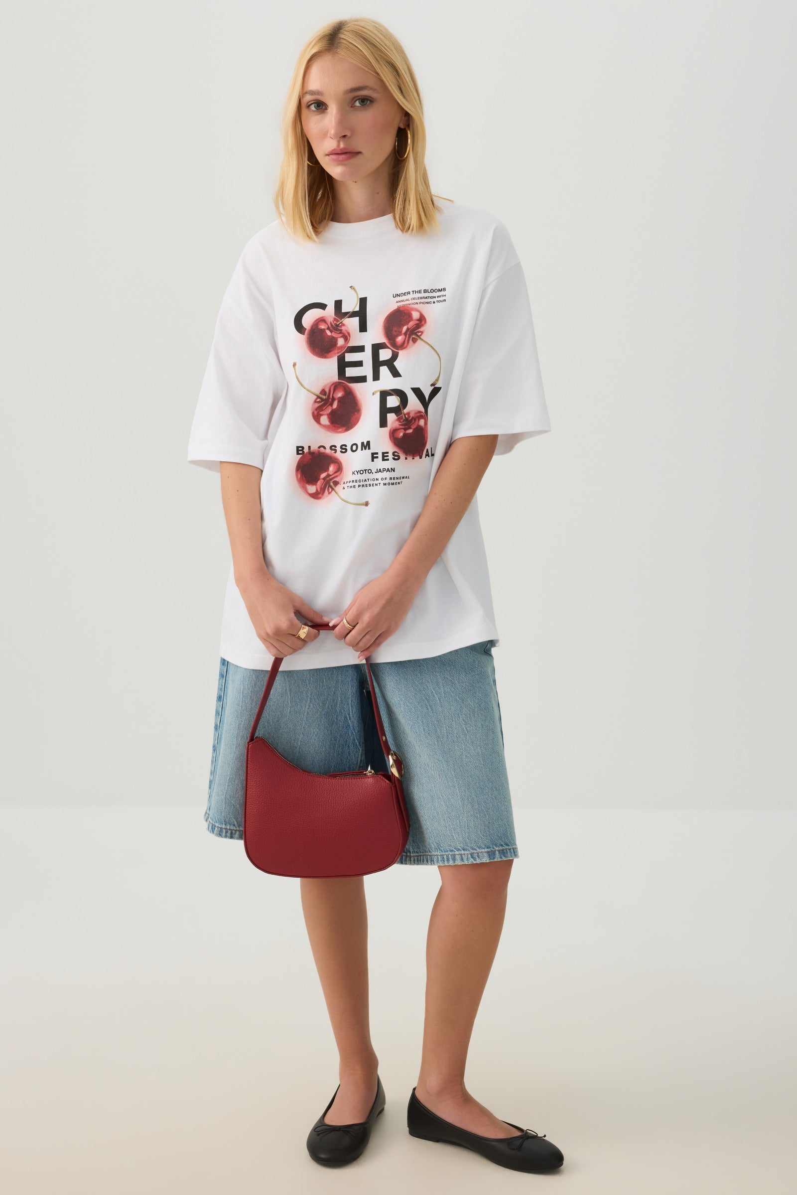 Pebbled Shoulder Bag