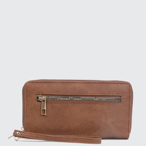 Rectangular Zip Around Wallet