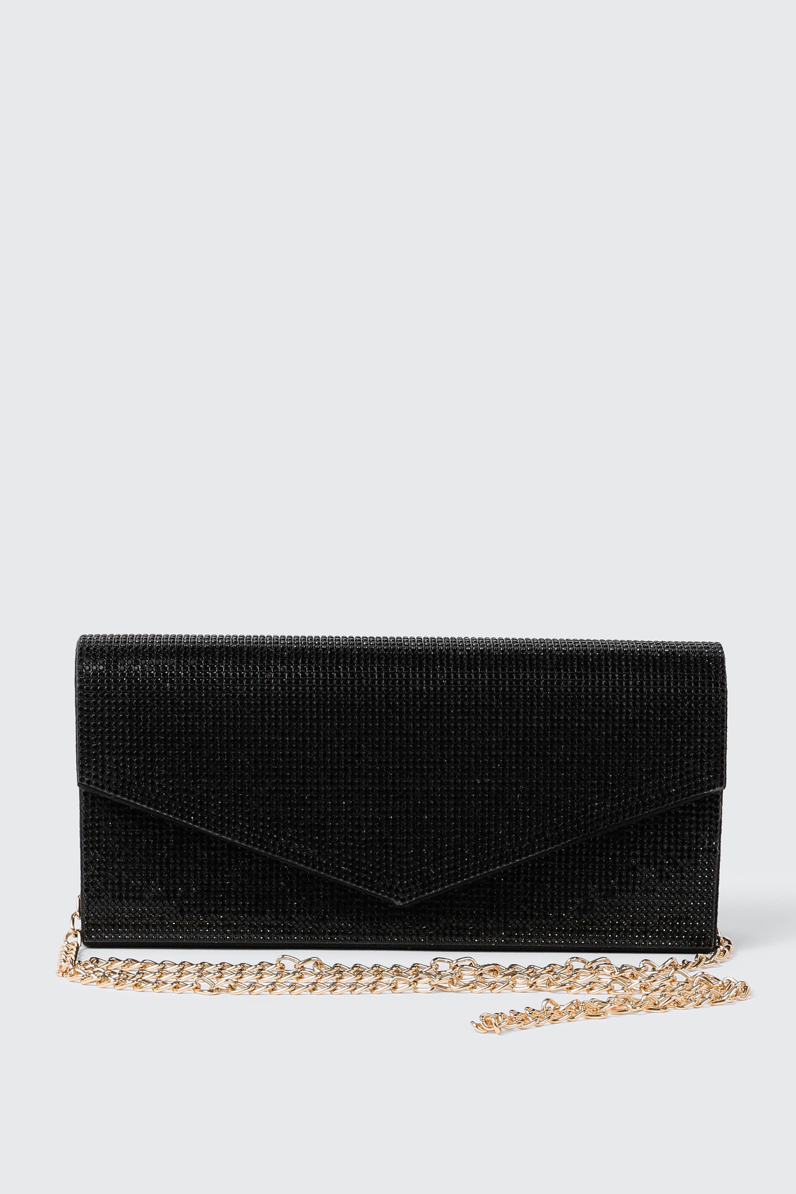 Rhinestone Envelope Clutch