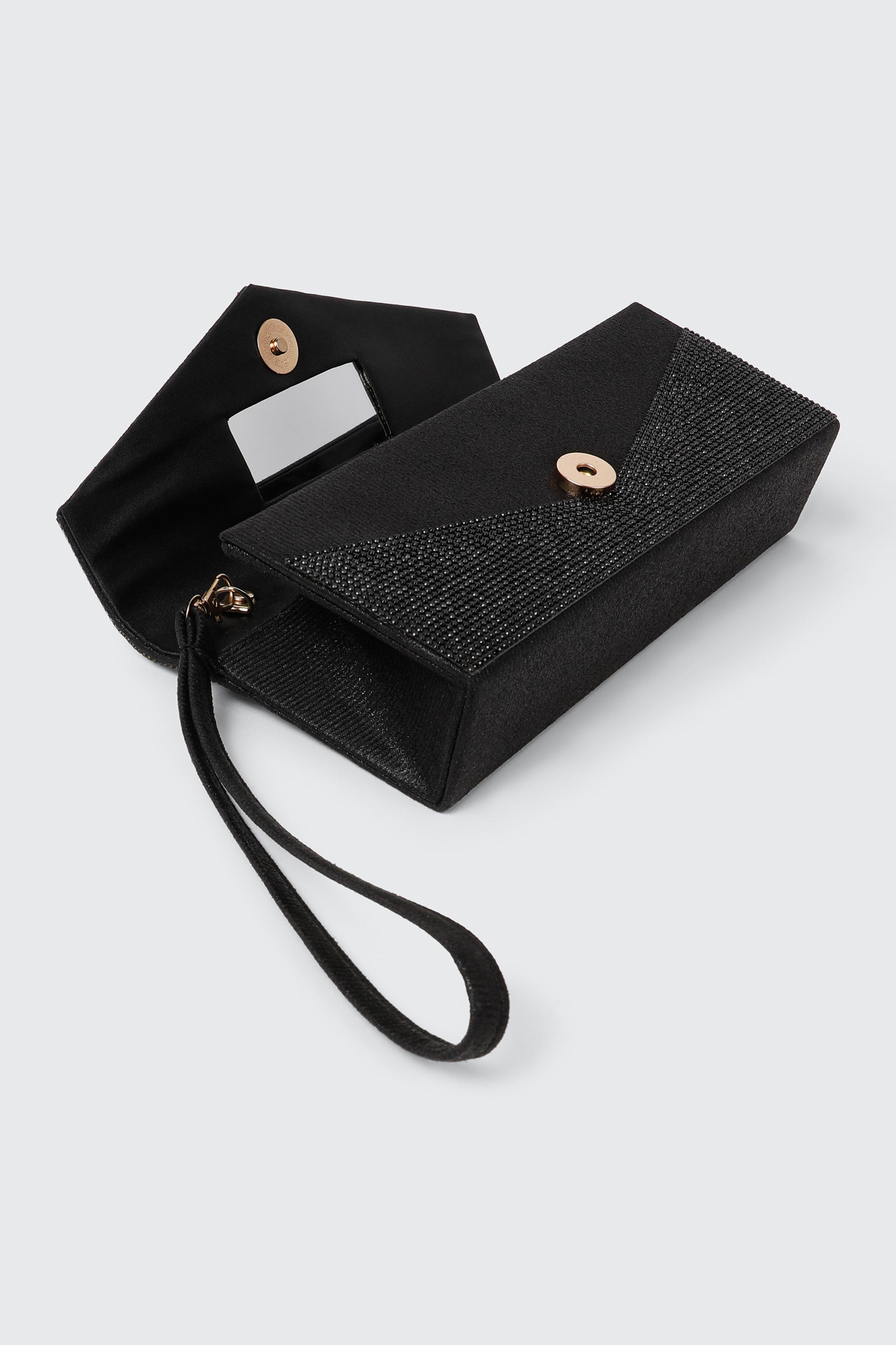 Rhinestone Envelope Clutch