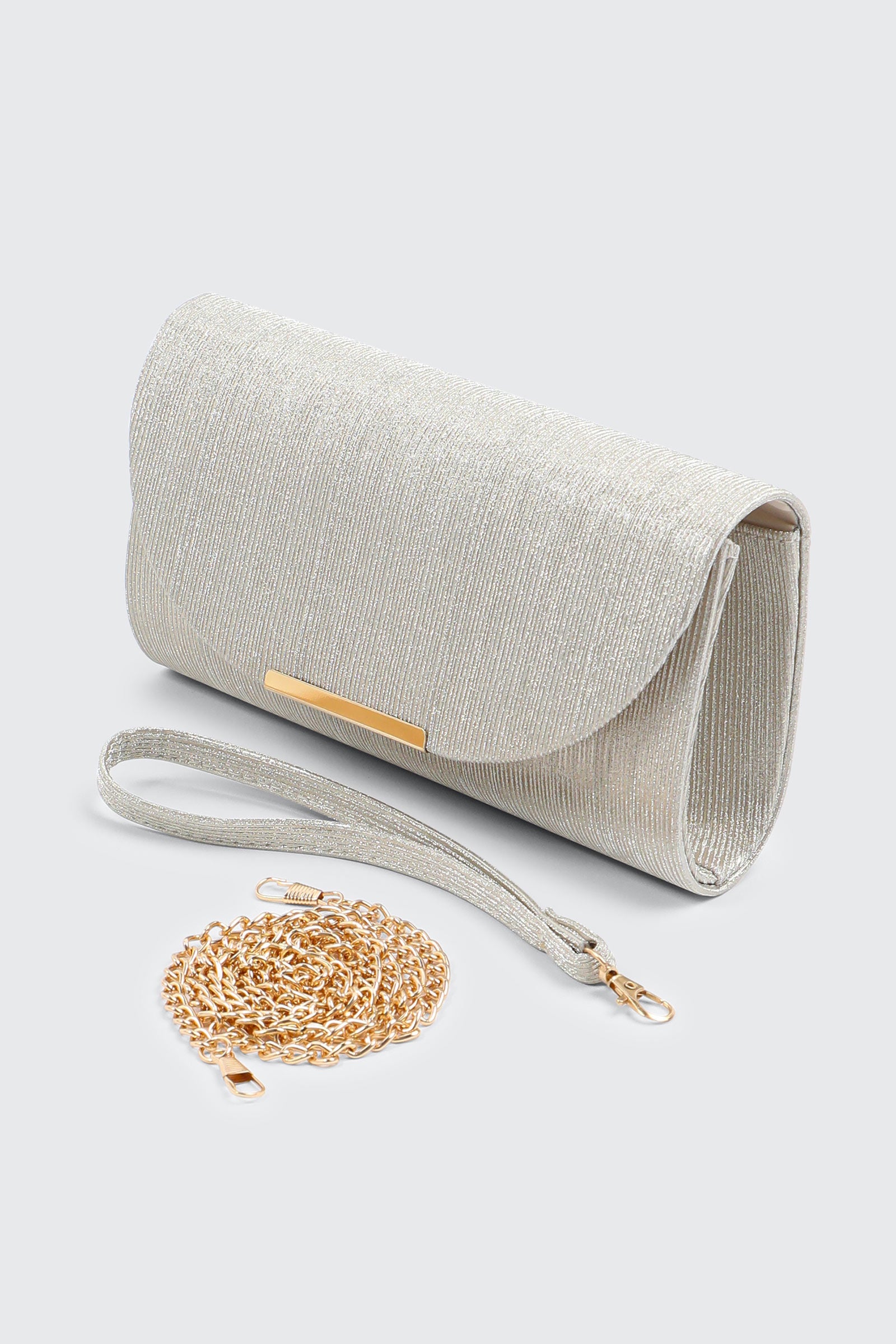 Shiny Envelope Clutch