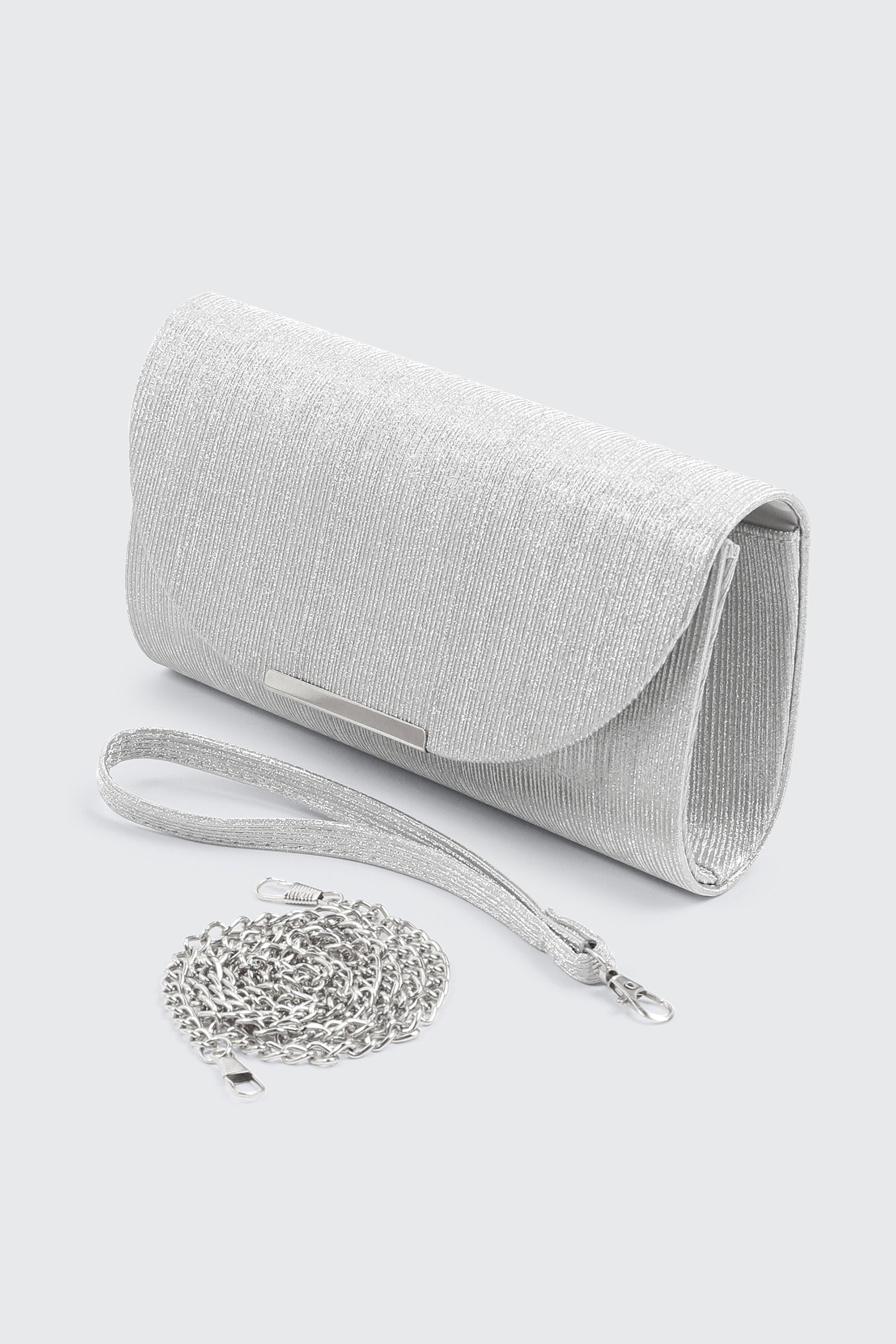 Shiny Envelope Clutch