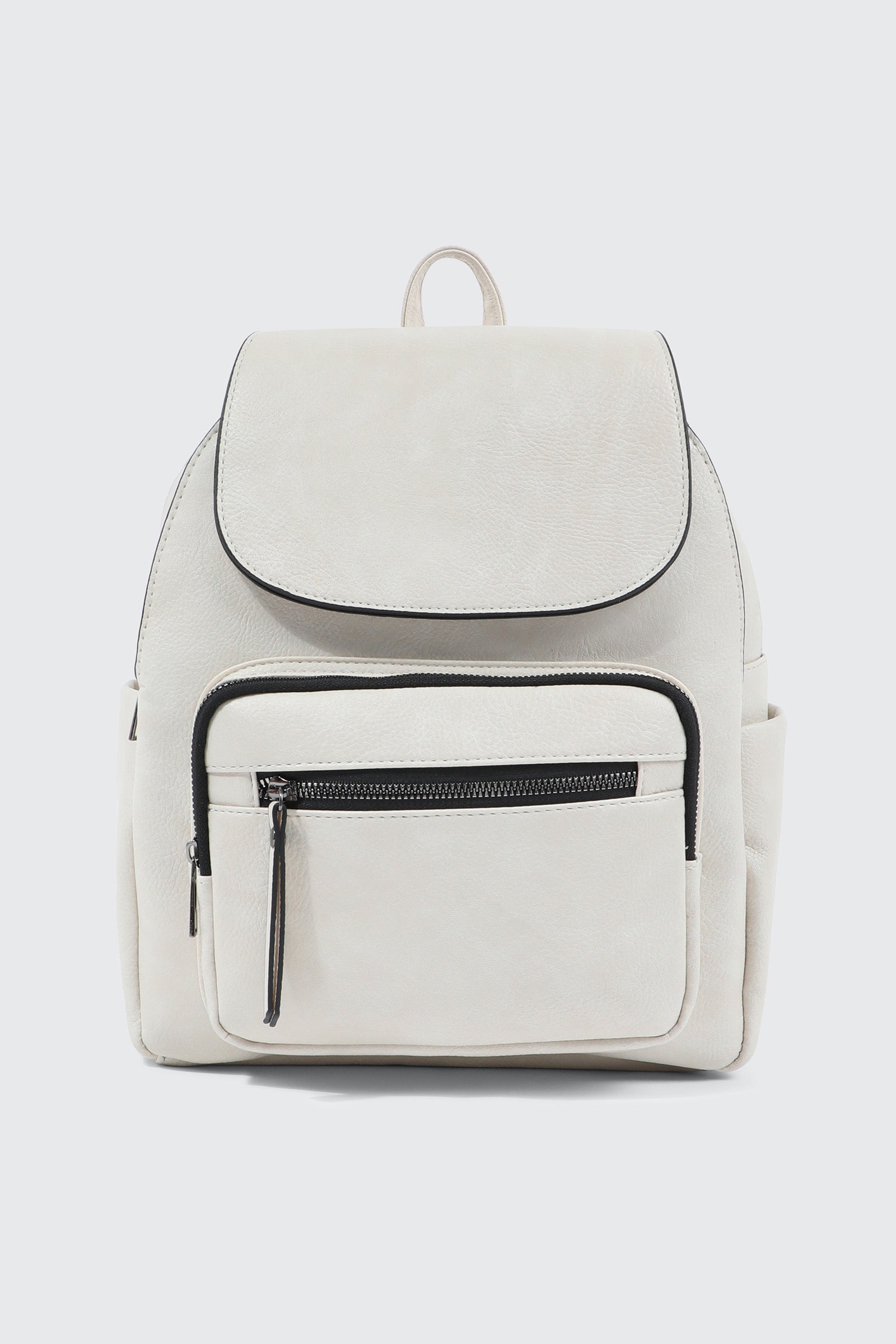 Small Faux Leather Backpack