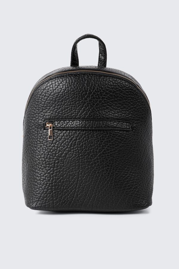 Textured Small Backpack