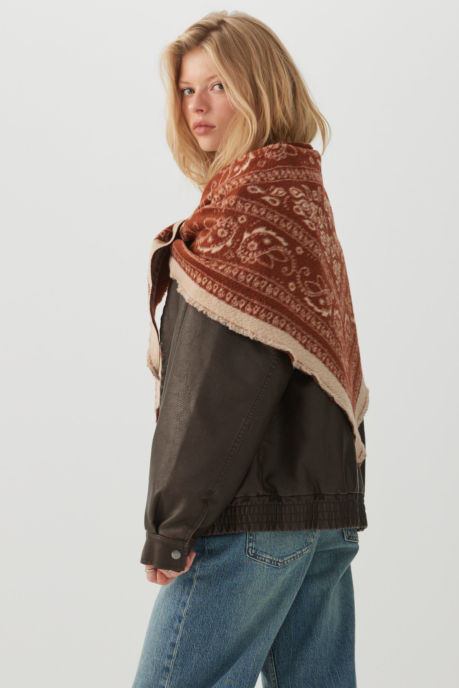 Paisley Brushed Shawl