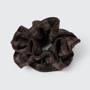 Plaid Double Layer Scrunchie