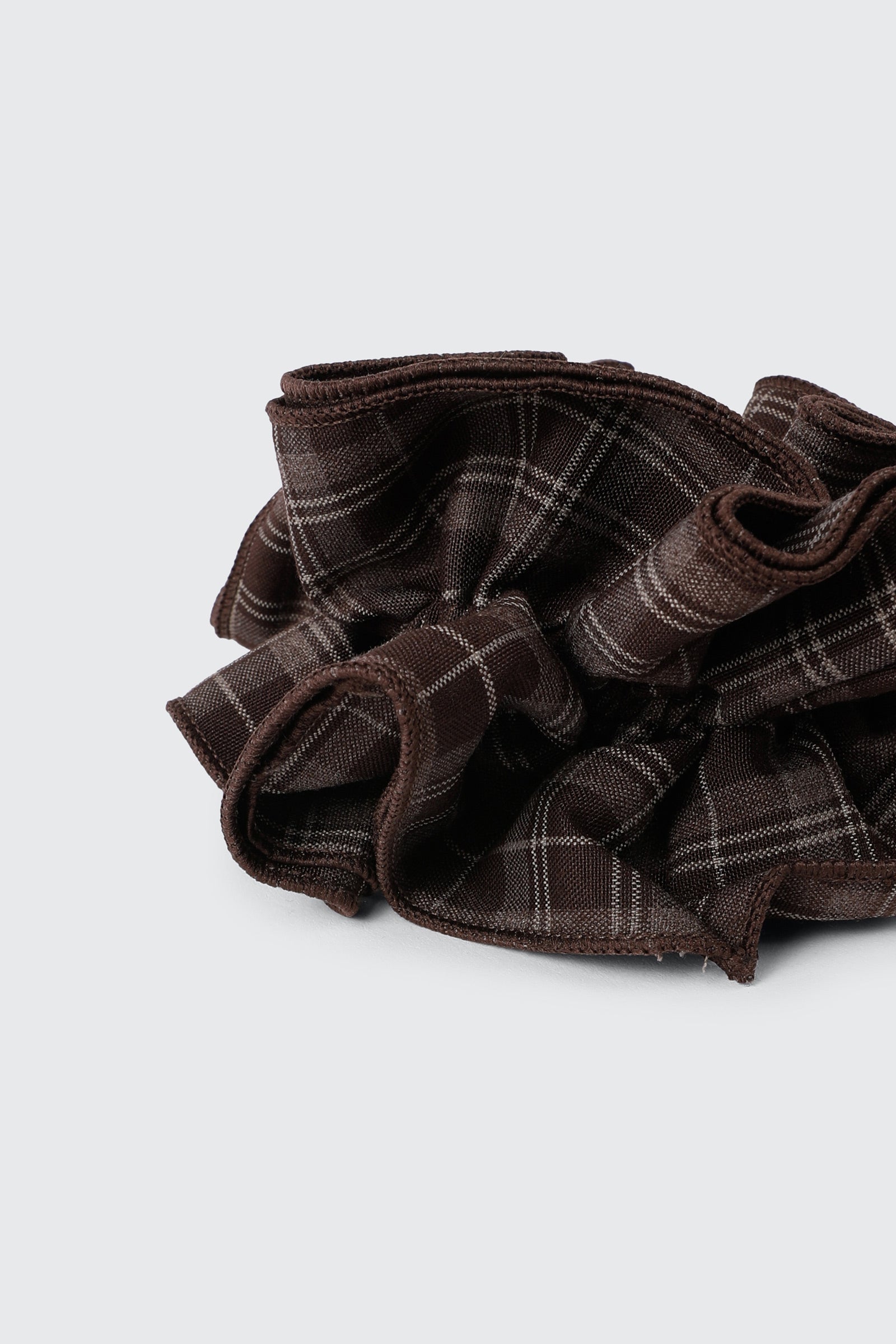 Plaid Double Layer Scrunchie